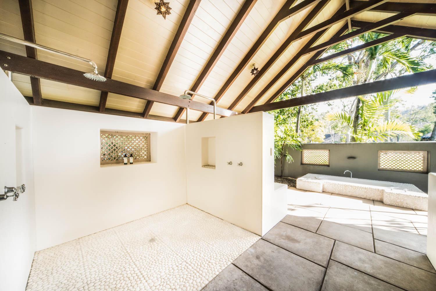 outdoor BBQ area