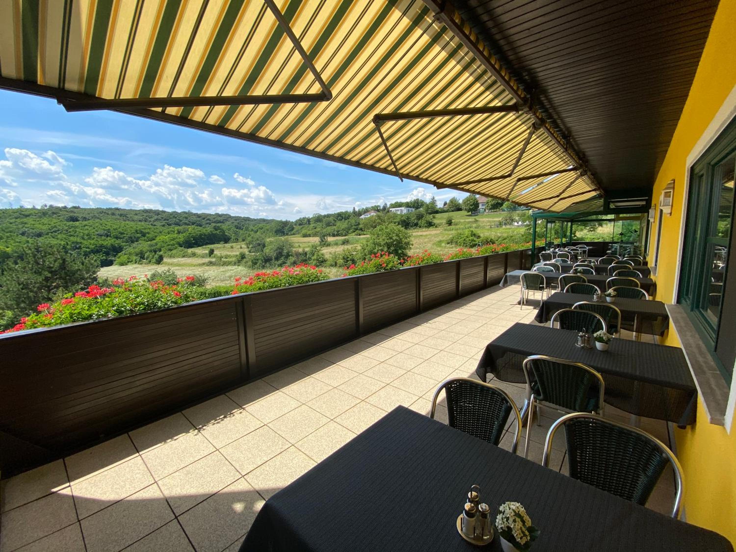 outdoor BBQ area