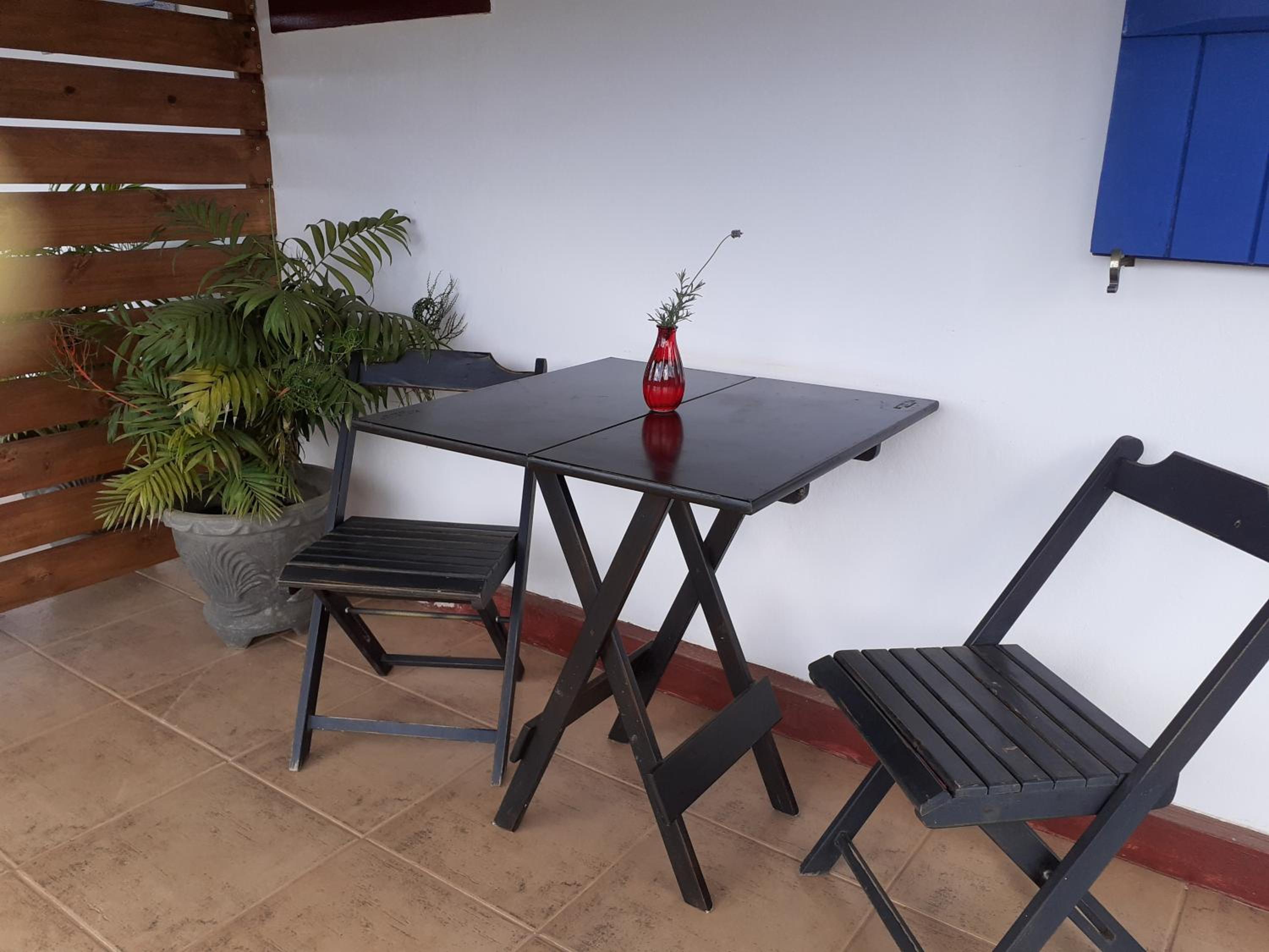 outdoor BBQ area