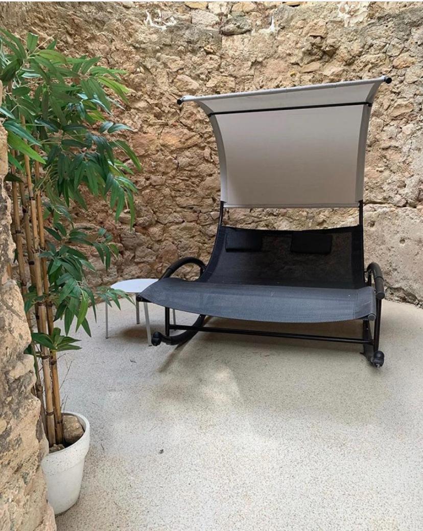 outdoor BBQ area
