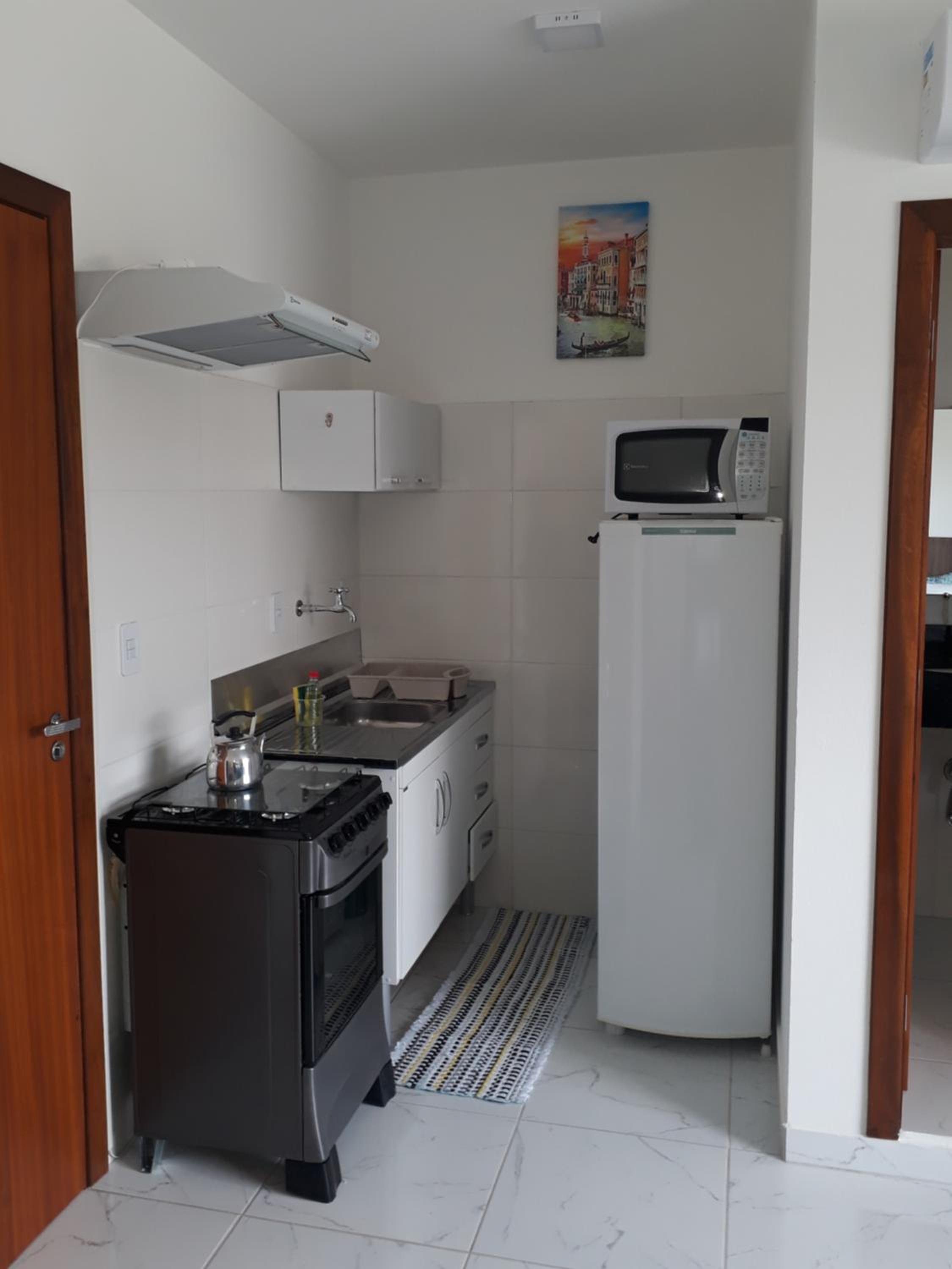 PENHAFLAT, STUDIO COMPLÉTO, C GARAGEM , A 700 m do parque e 120 m da praia