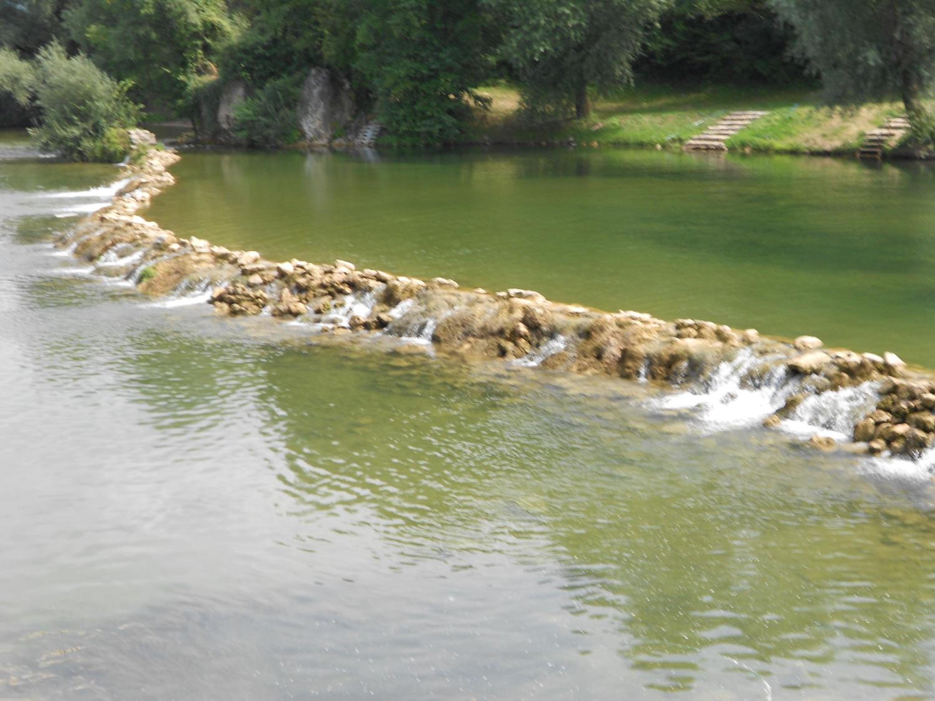 Traditional houses Korana river