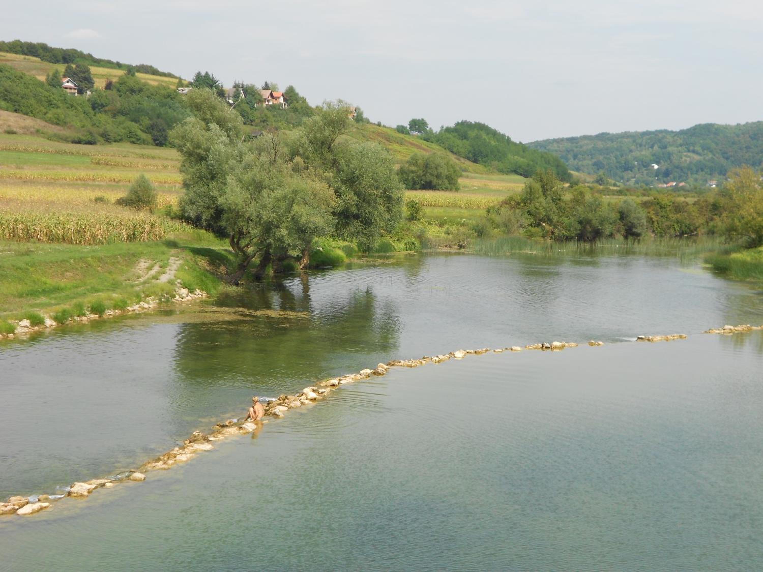 Traditional houses Korana river