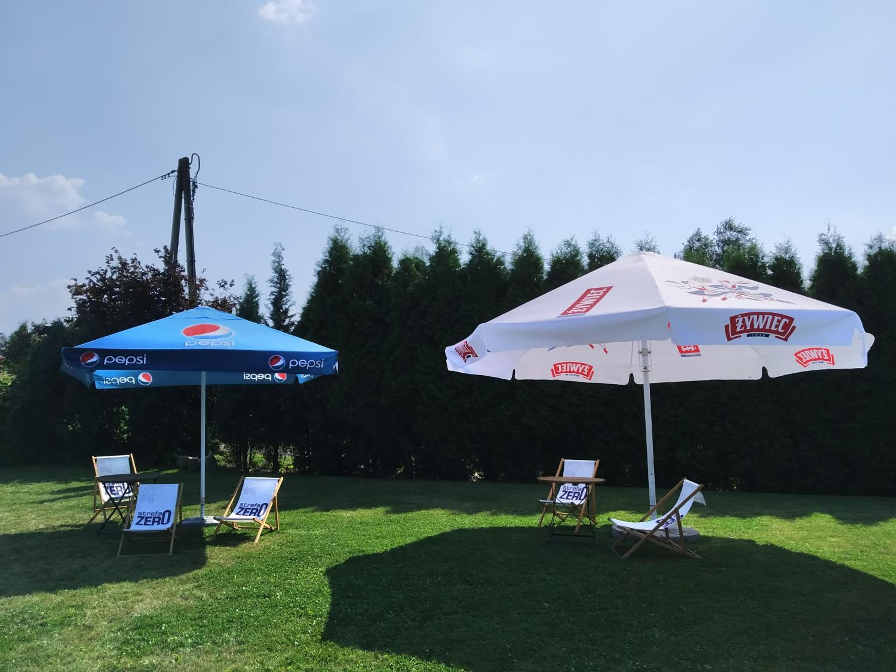 outdoor BBQ area