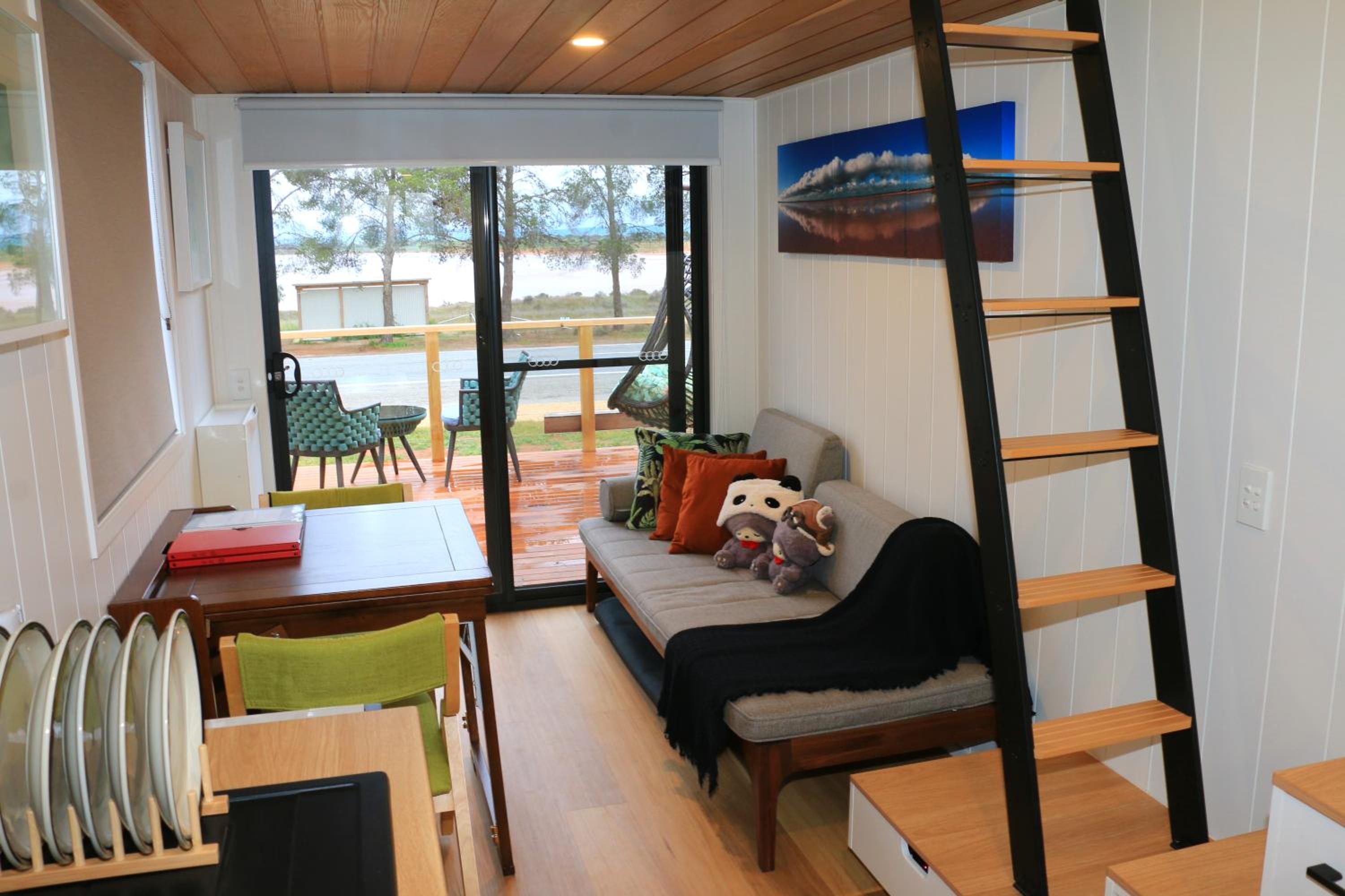 The Pink Lake Tiny House - 'Sakura' view 3