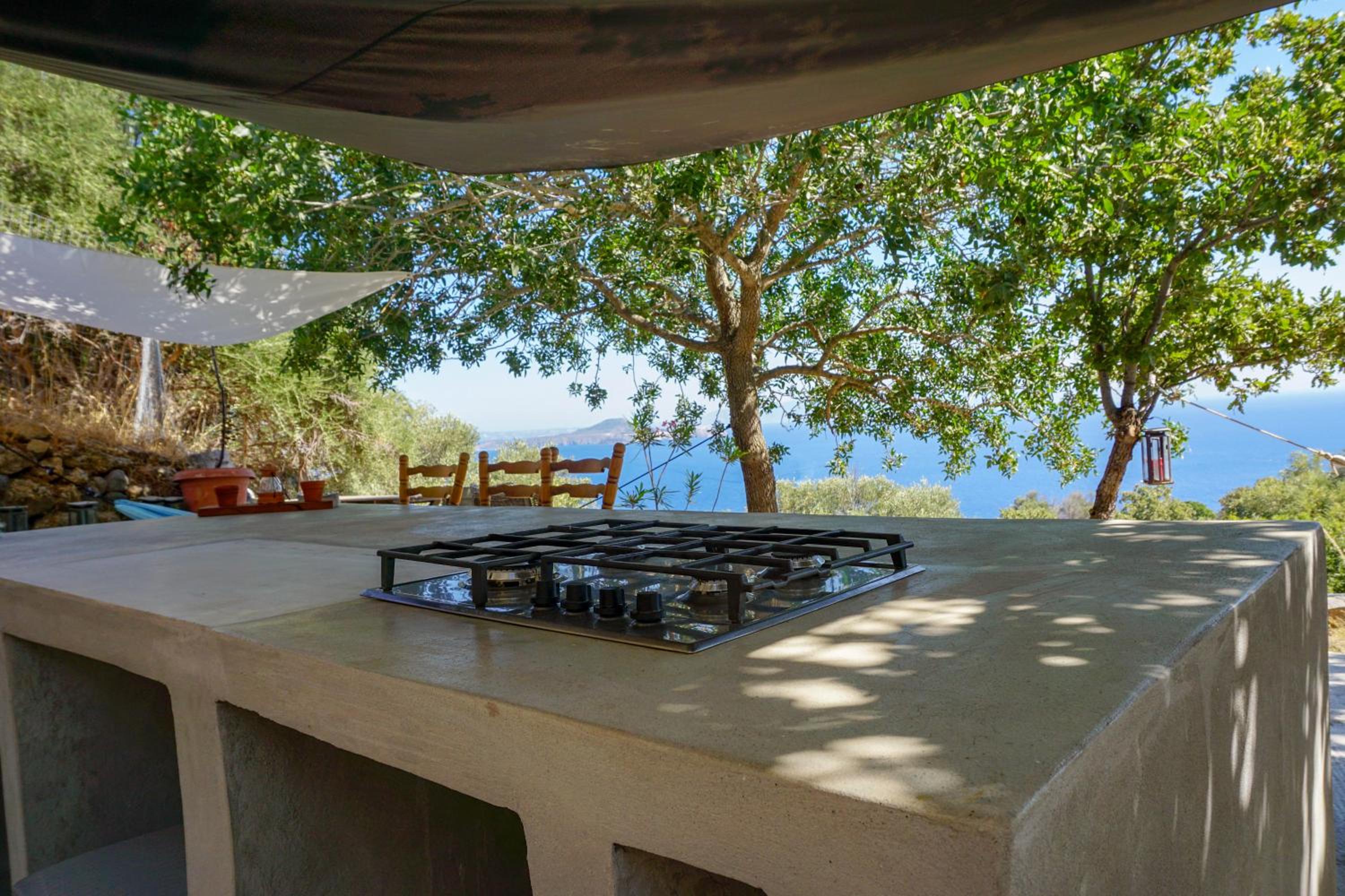 My Old Stone House in a 2 000 sqm private garden with Fab Glamping Tent view 5
