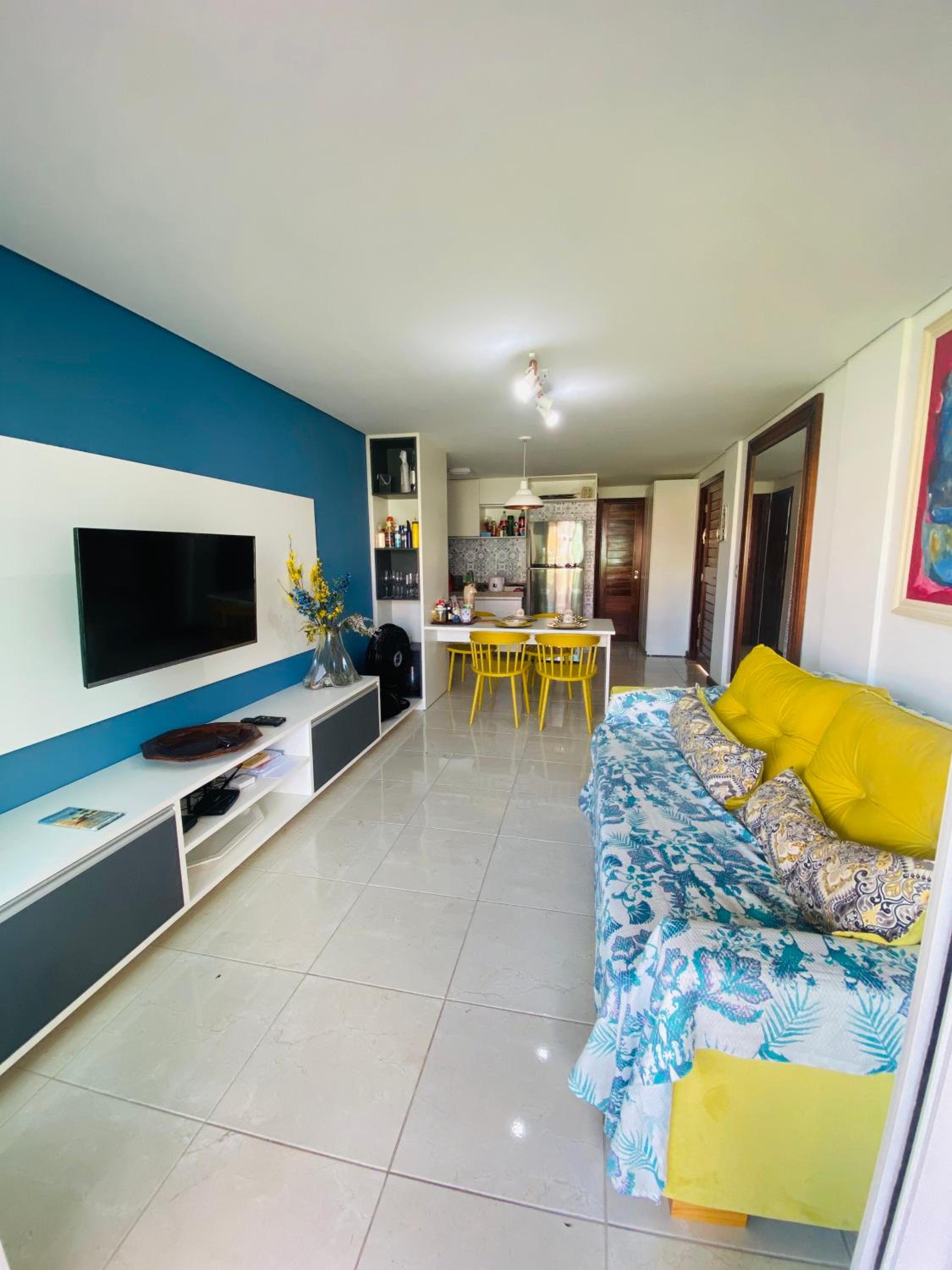 Flat beira mar de Carneiros 2 quartos