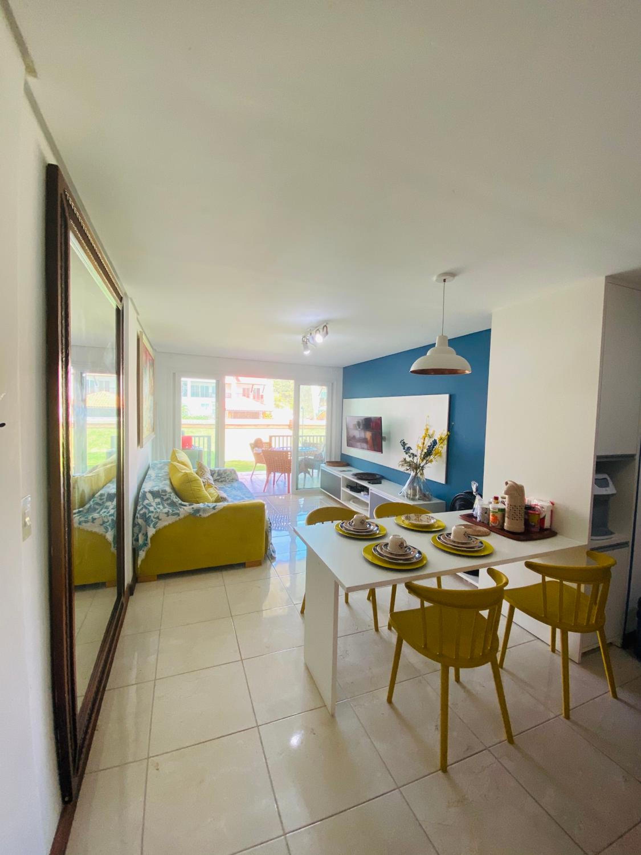 Flat beira mar de Carneiros 2 quartos