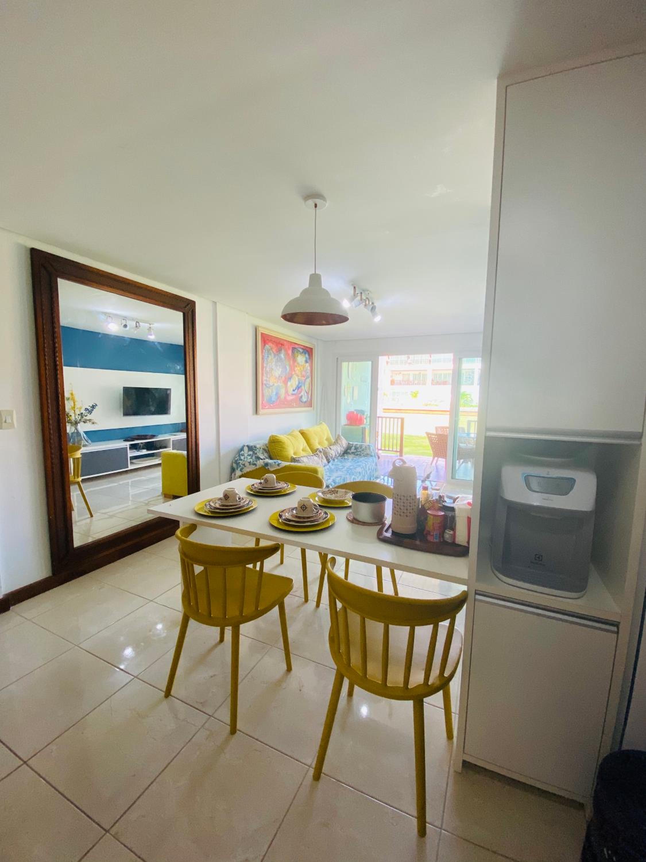 Flat beira mar de Carneiros 2 quartos