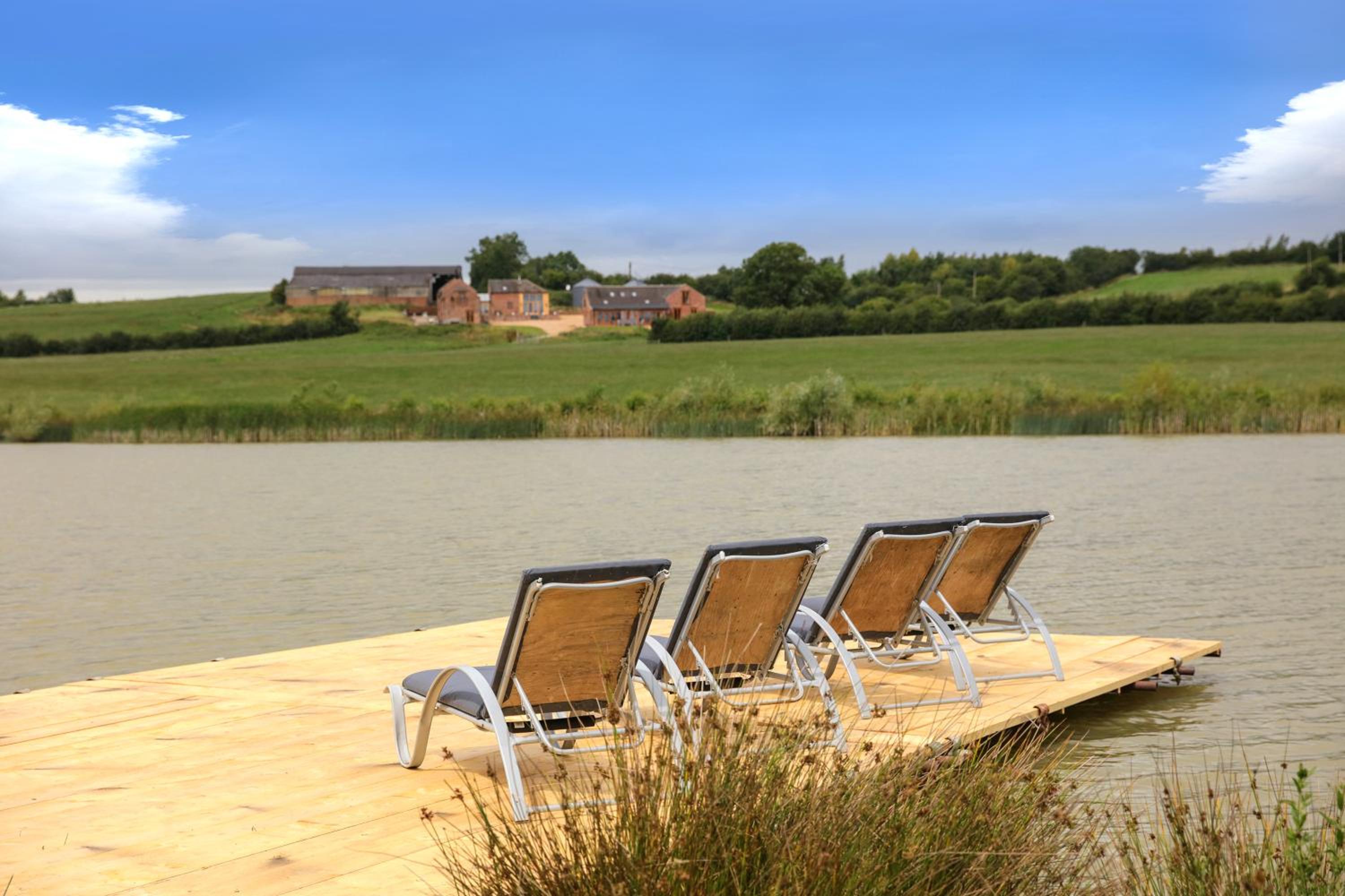 Hastings Retreat Rural barn conversions with Private Lake view 2