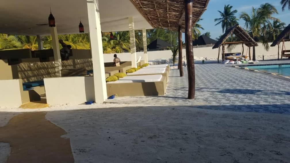 outdoor BBQ area