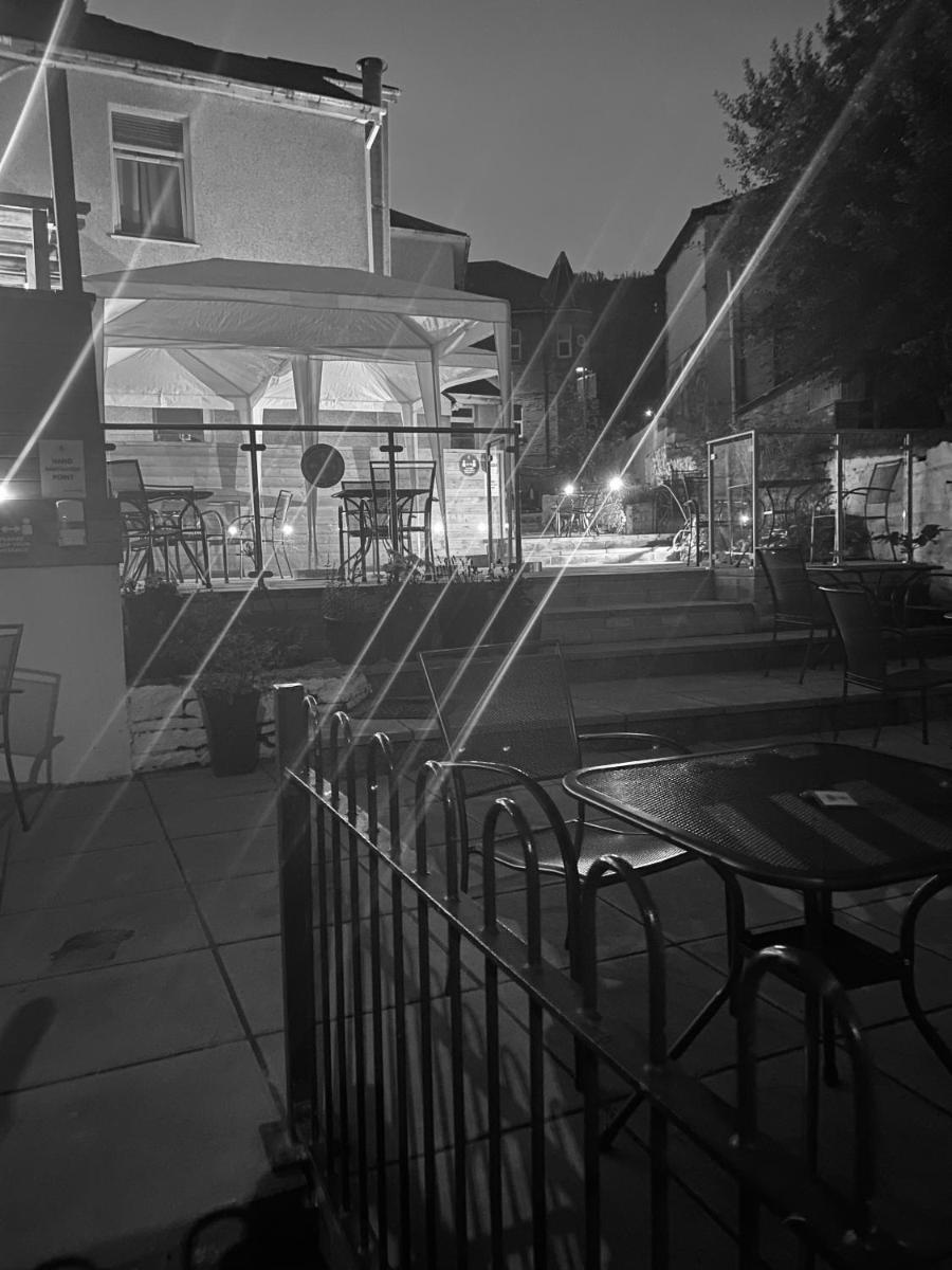 outdoor BBQ area