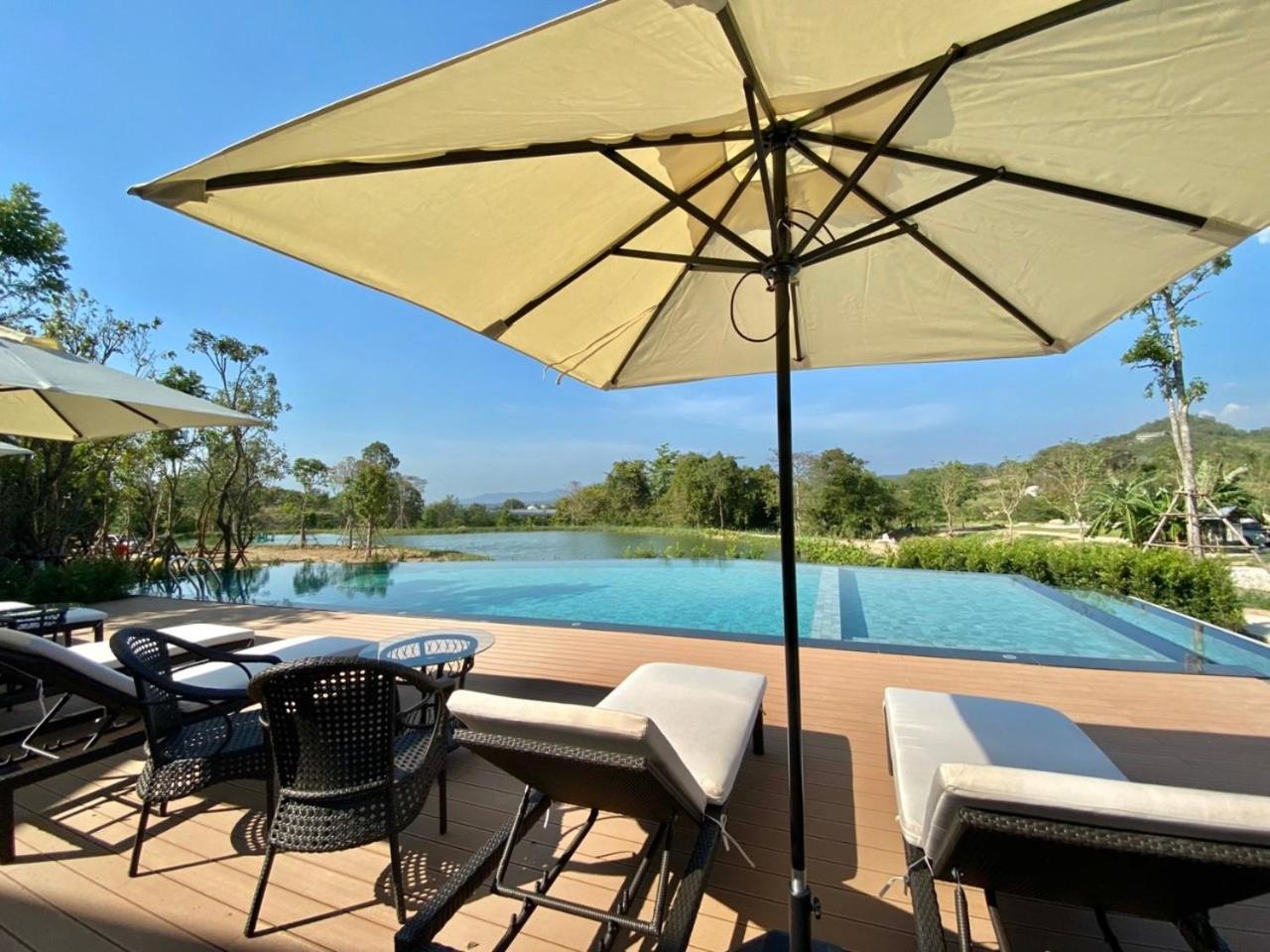 outdoor BBQ area