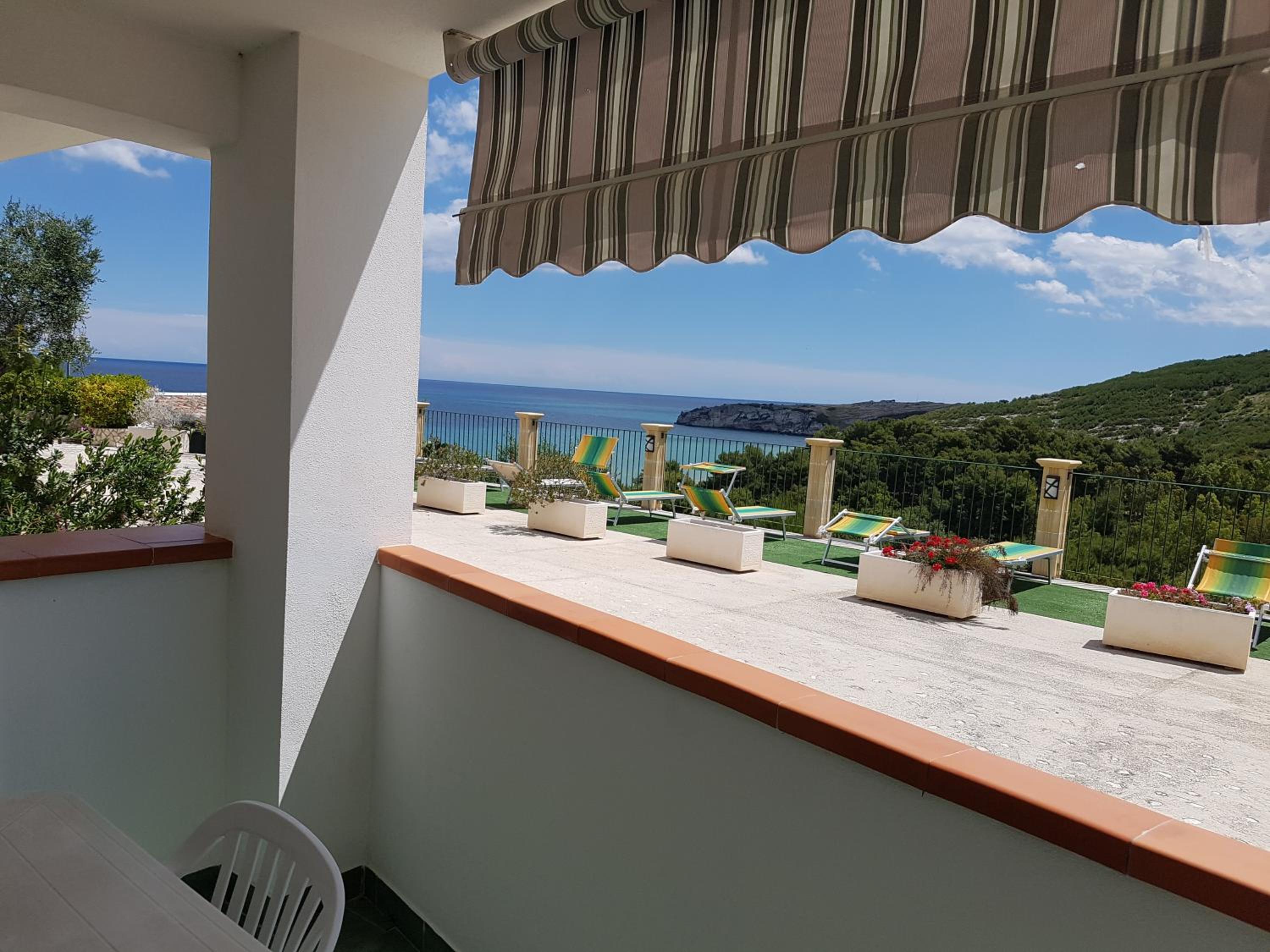 outdoor BBQ area