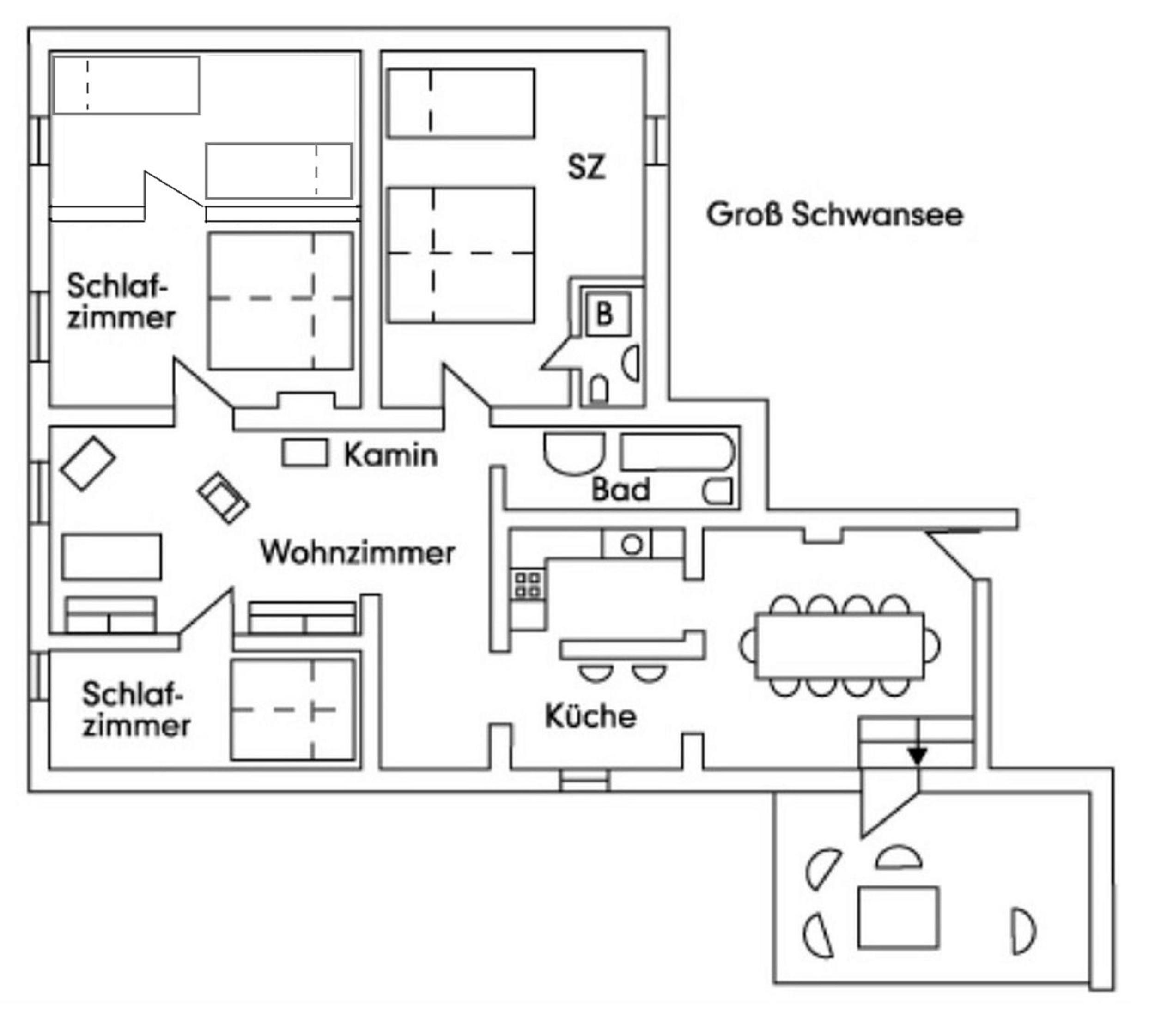 Gutshaus Thorstorf FeWo Groß Schwansee view 5