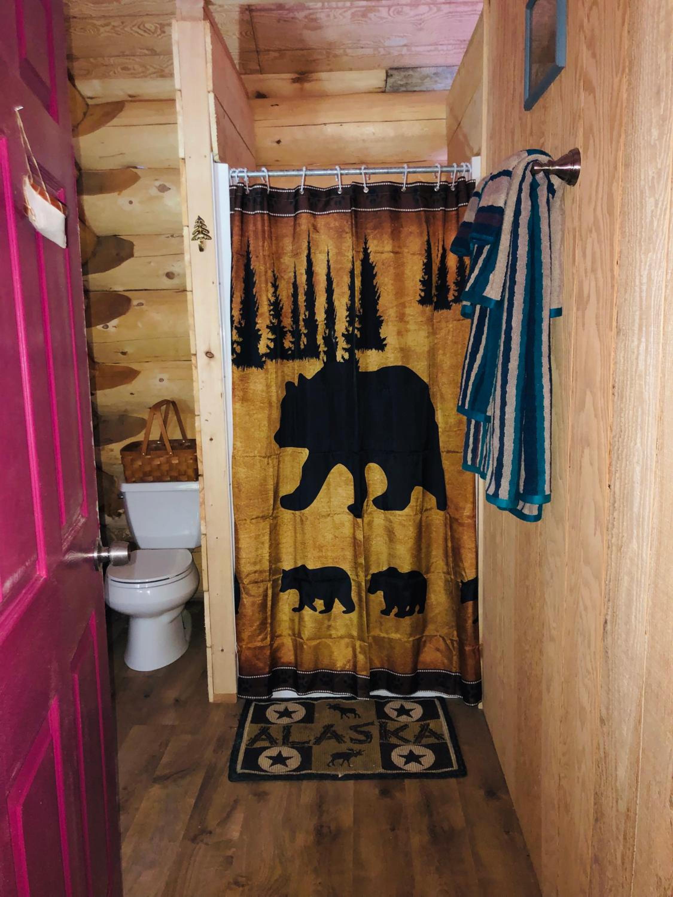 Wrangell Mountain Lodge- Private Bathroom with shower view 5