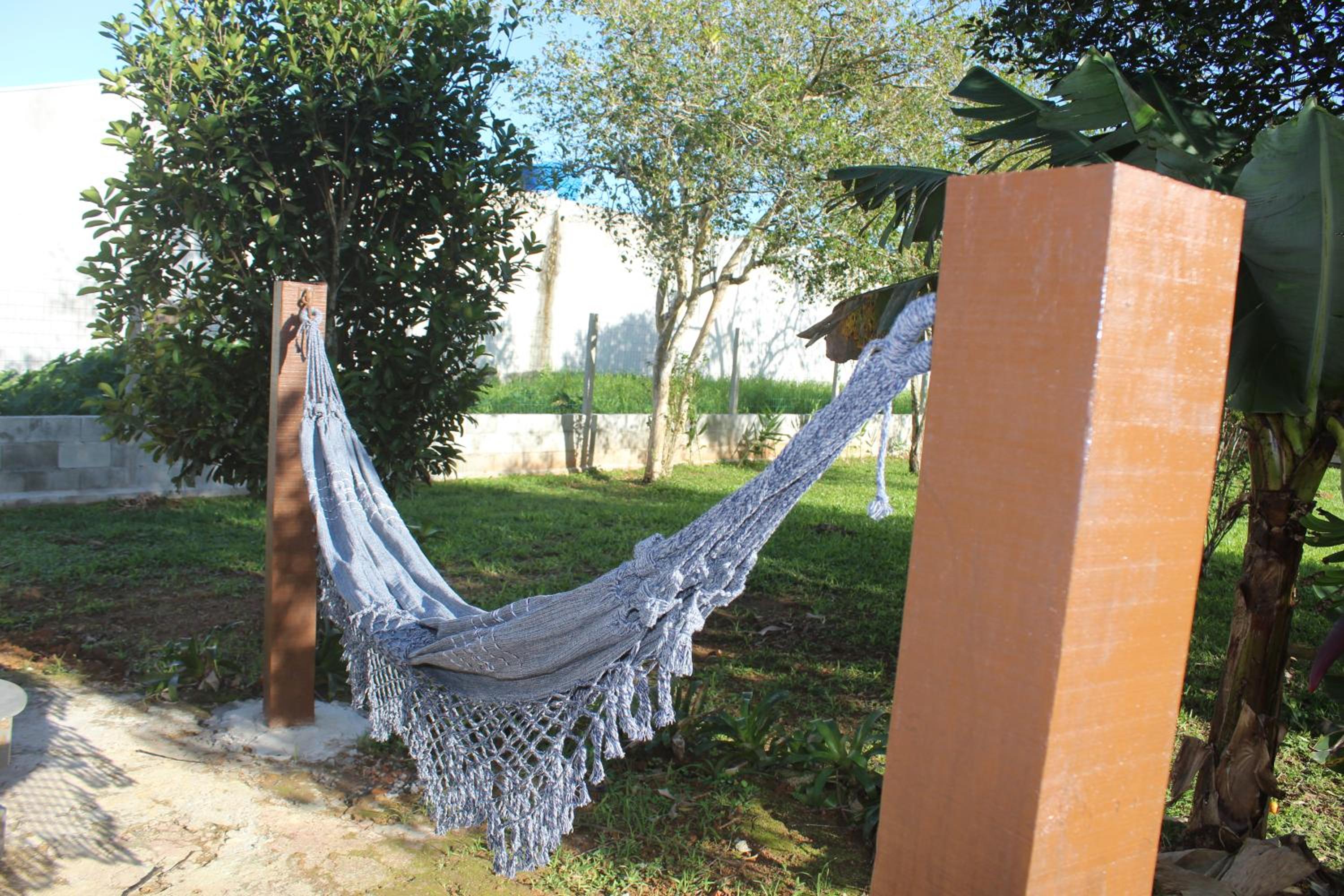 Casa na praia com pomar