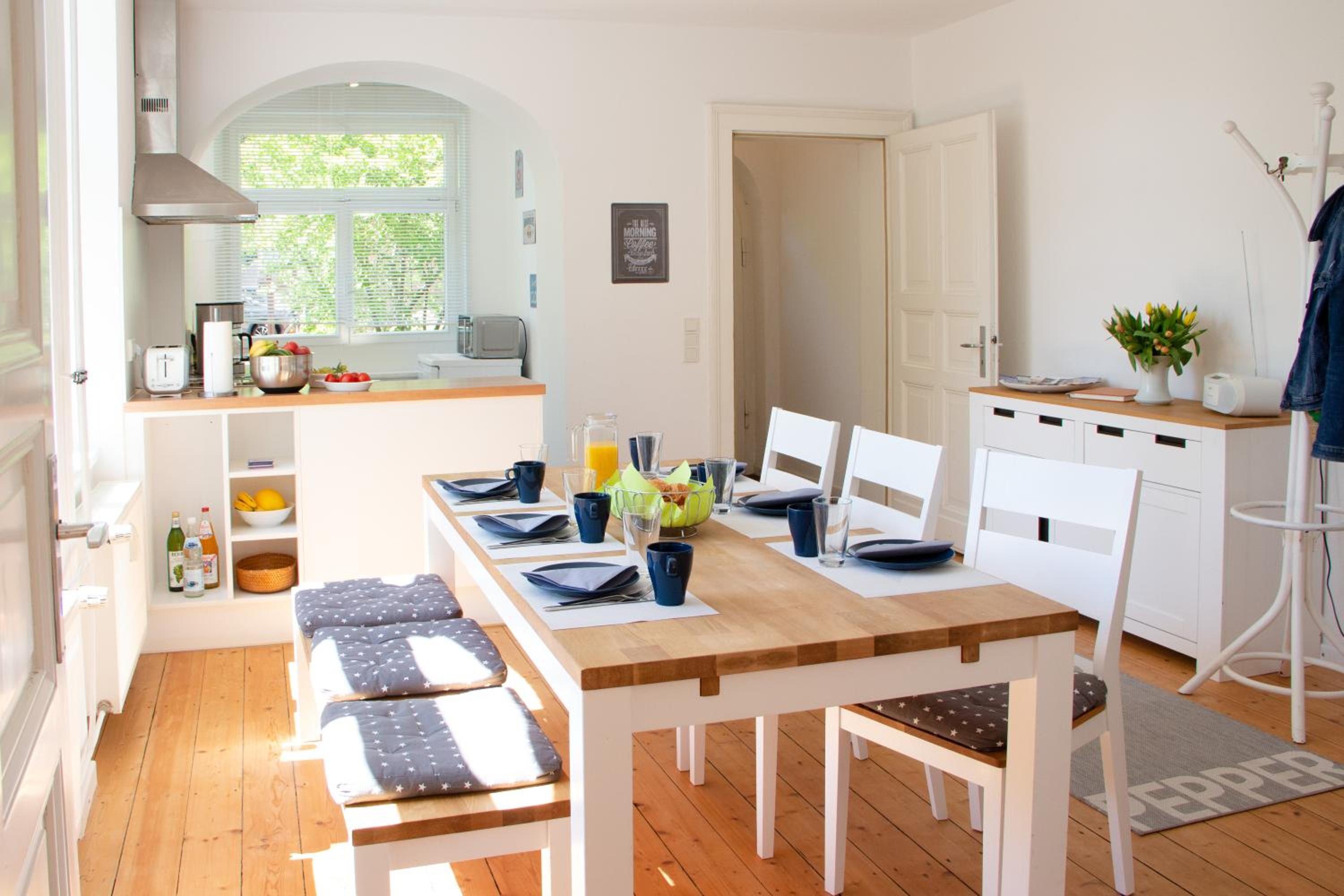 Ferienwohnung Hufelandstern bis 7 Personen - mit E-Ladesäule!