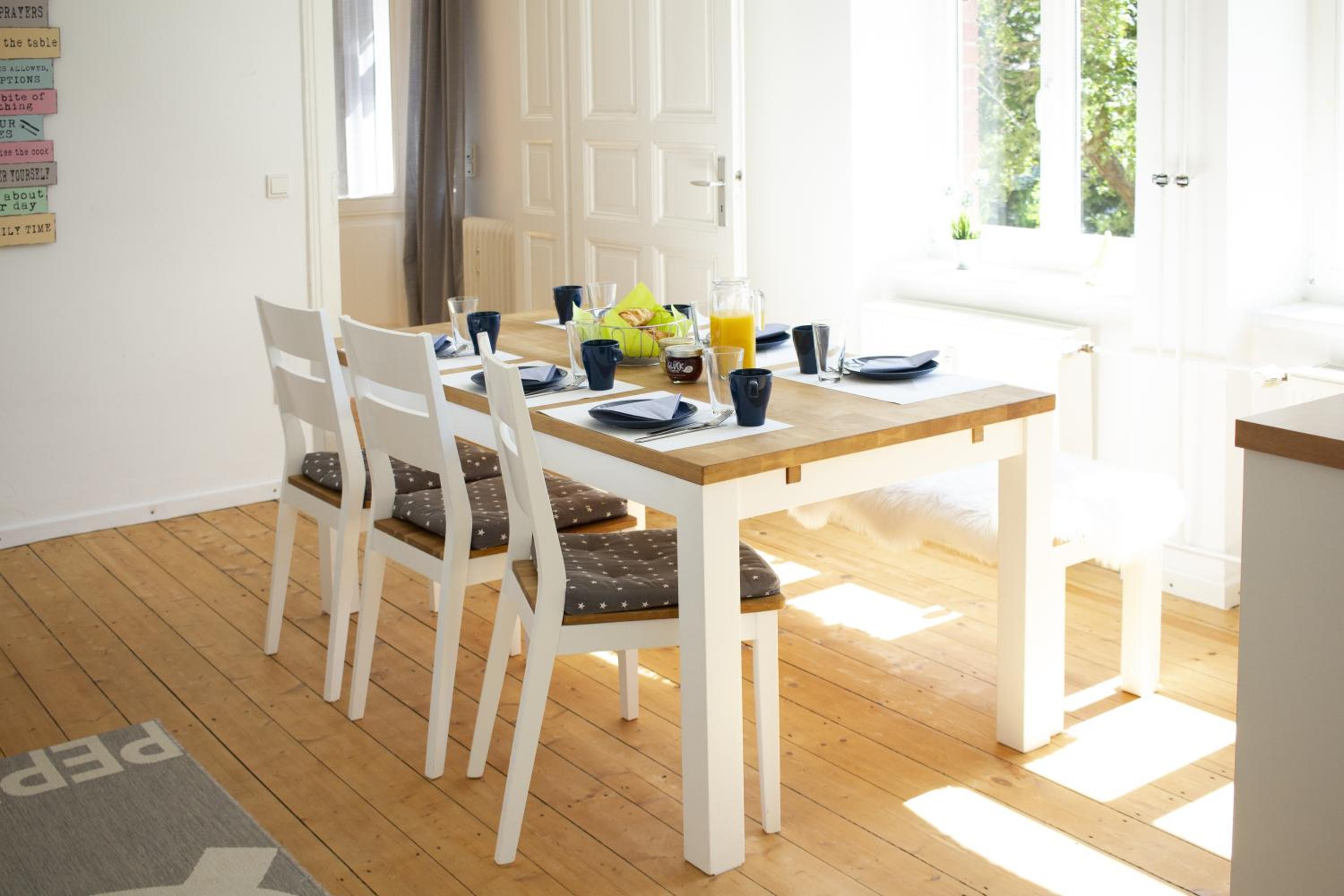 Ferienwohnung Hufelandstern bis 7 Personen - mit E-Ladesäule!