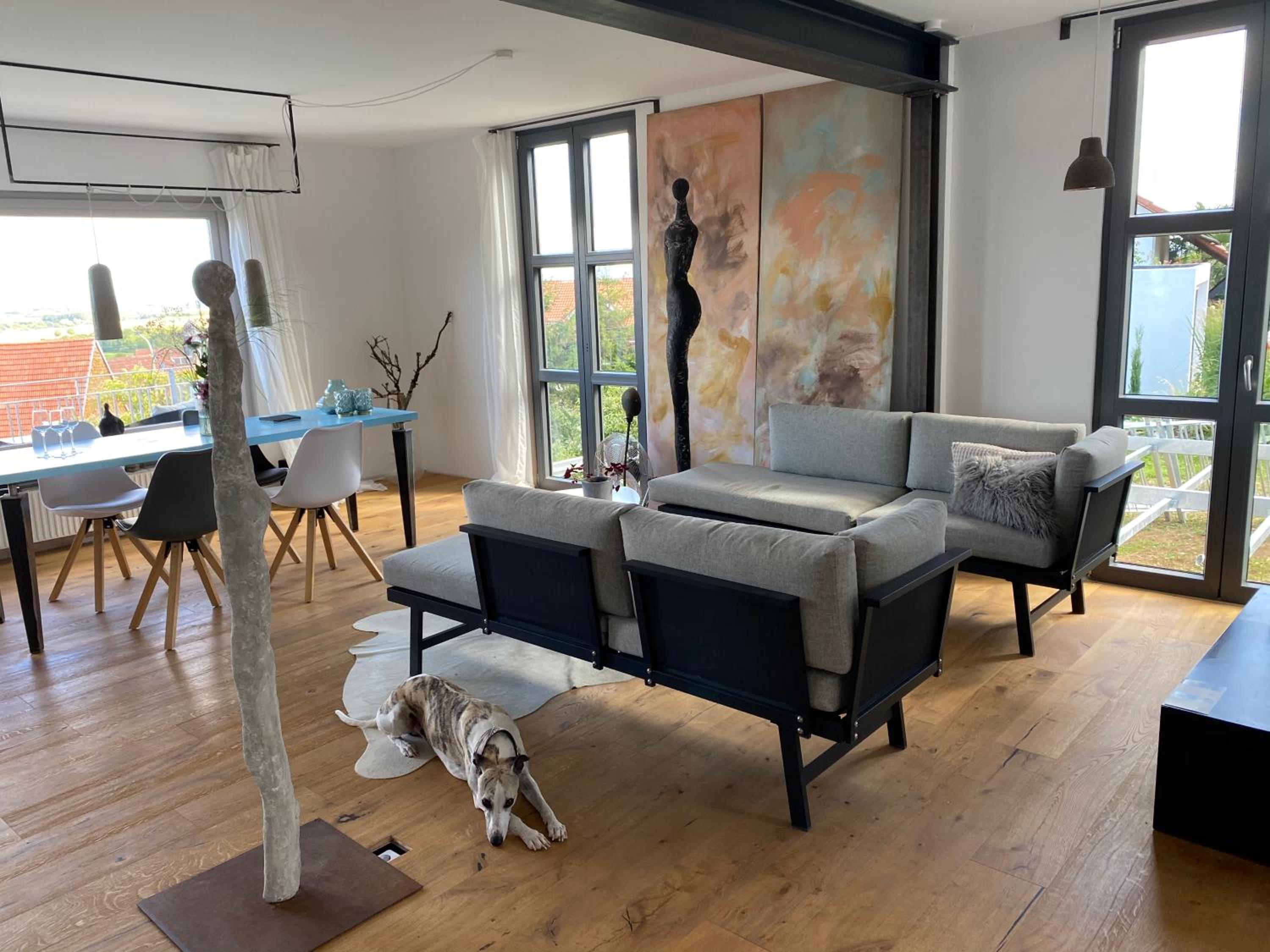 Atelier de Pfalz-Loftstyl mit Pfalzblick