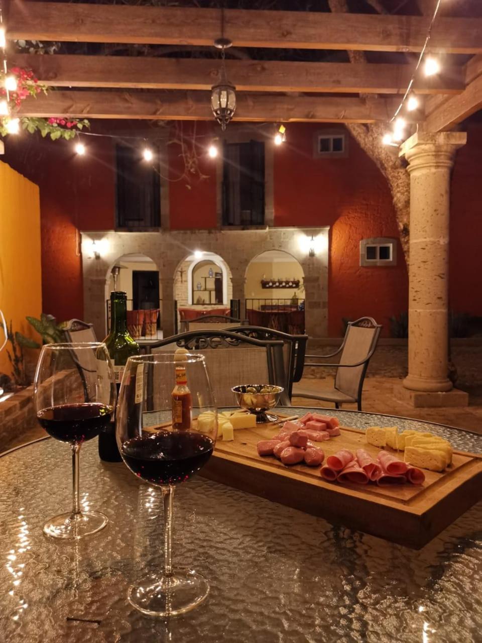 outdoor BBQ area