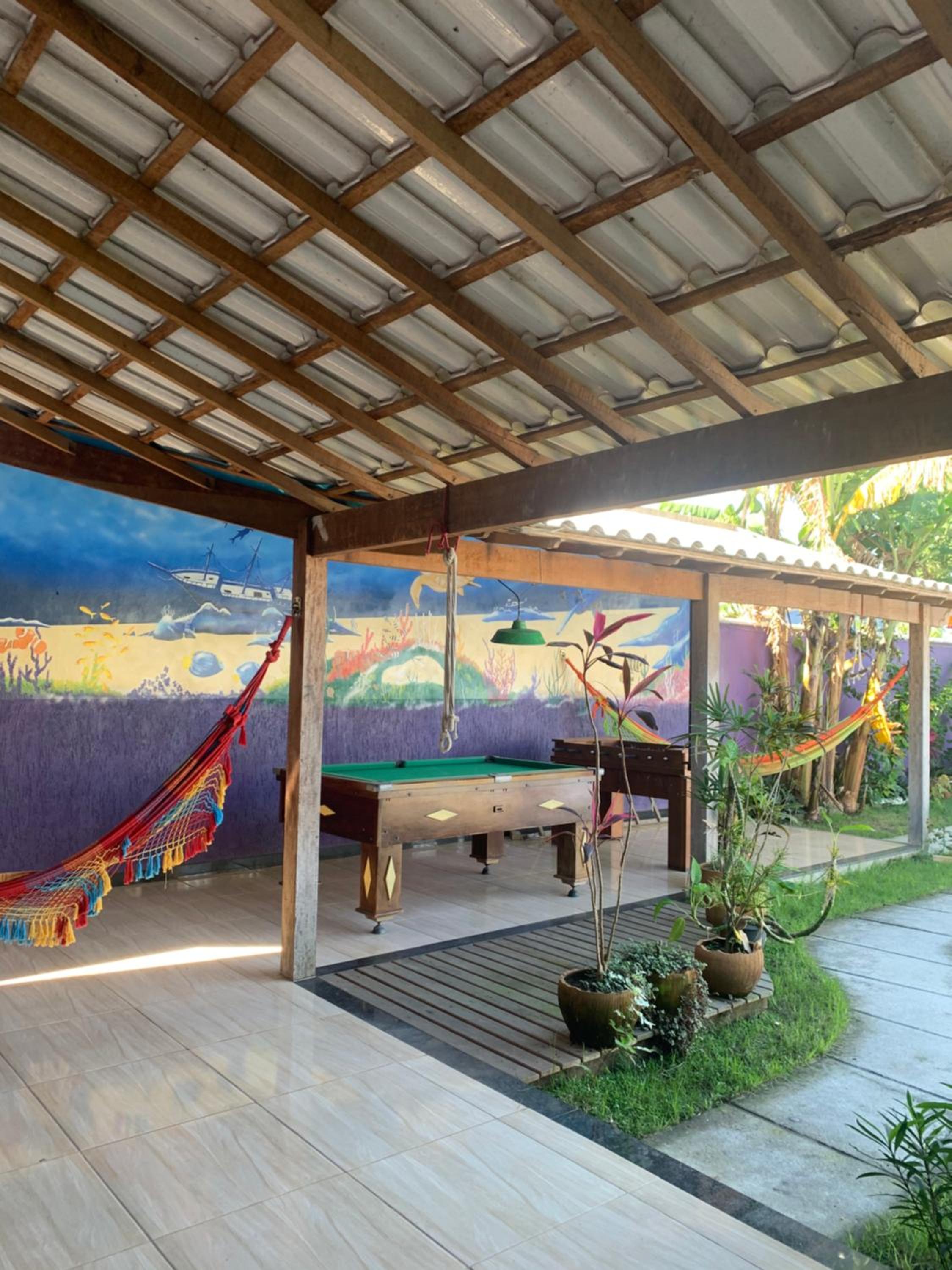 Casa da piscina
