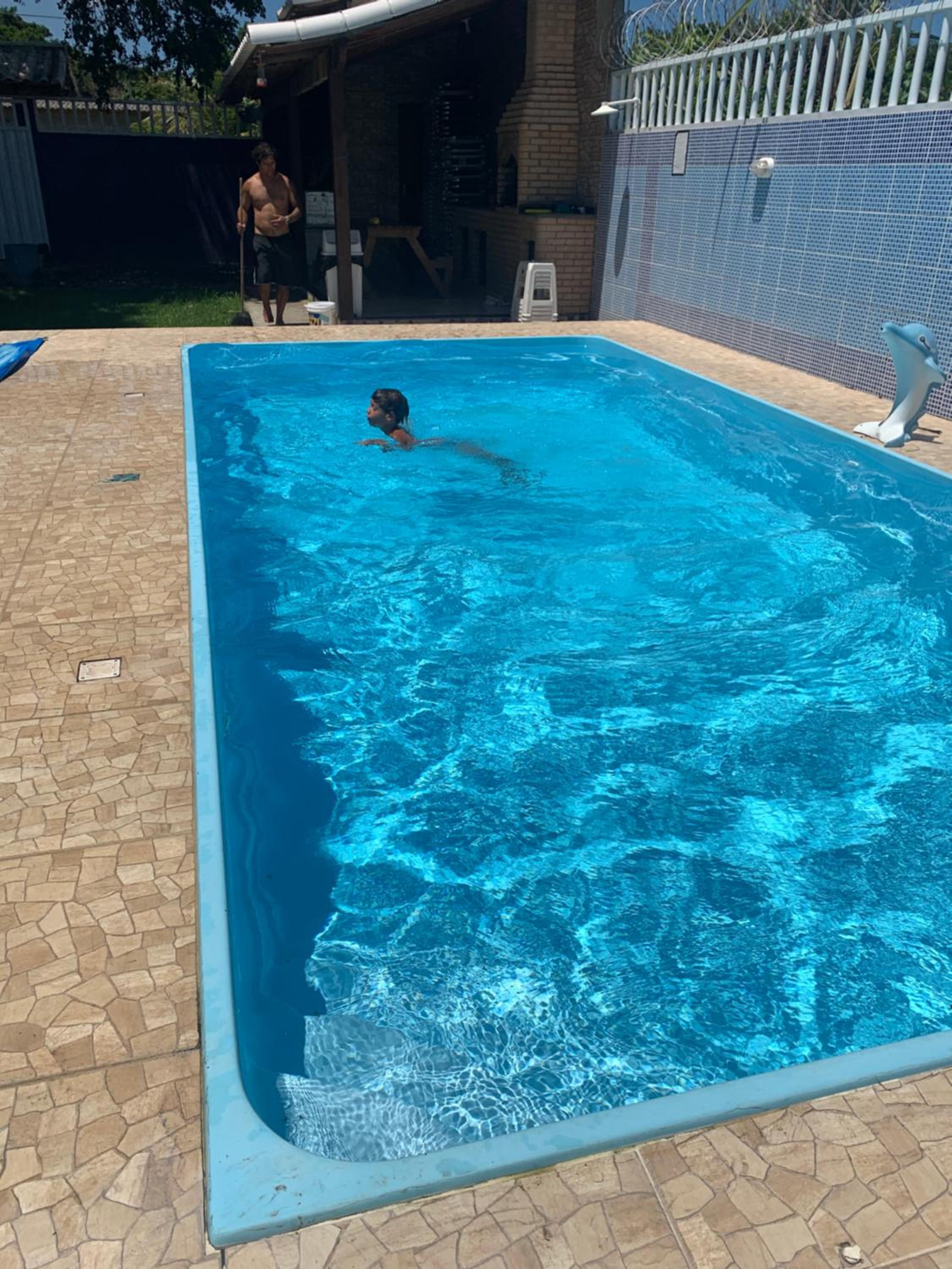Casa da piscina