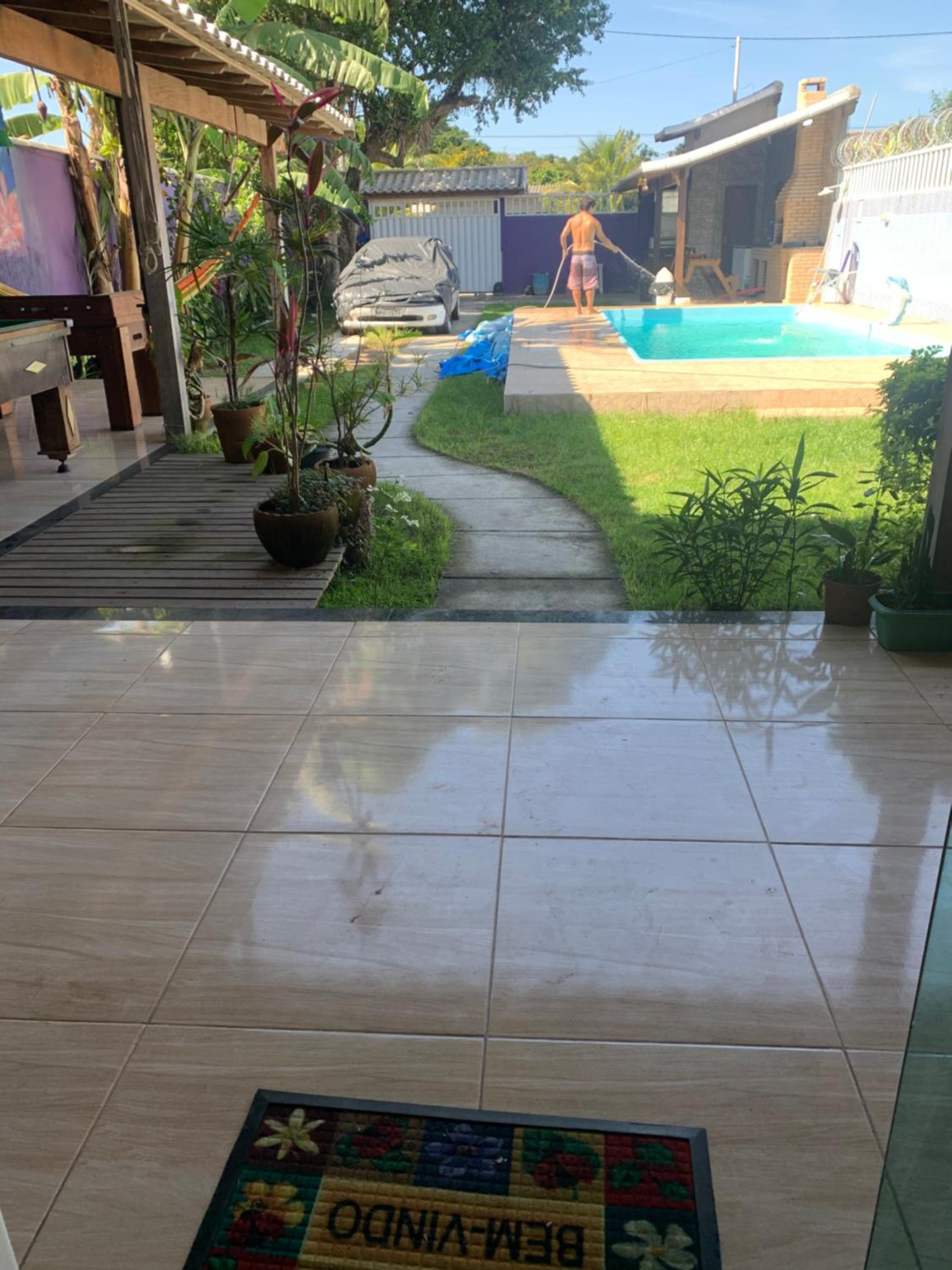 Casa da piscina