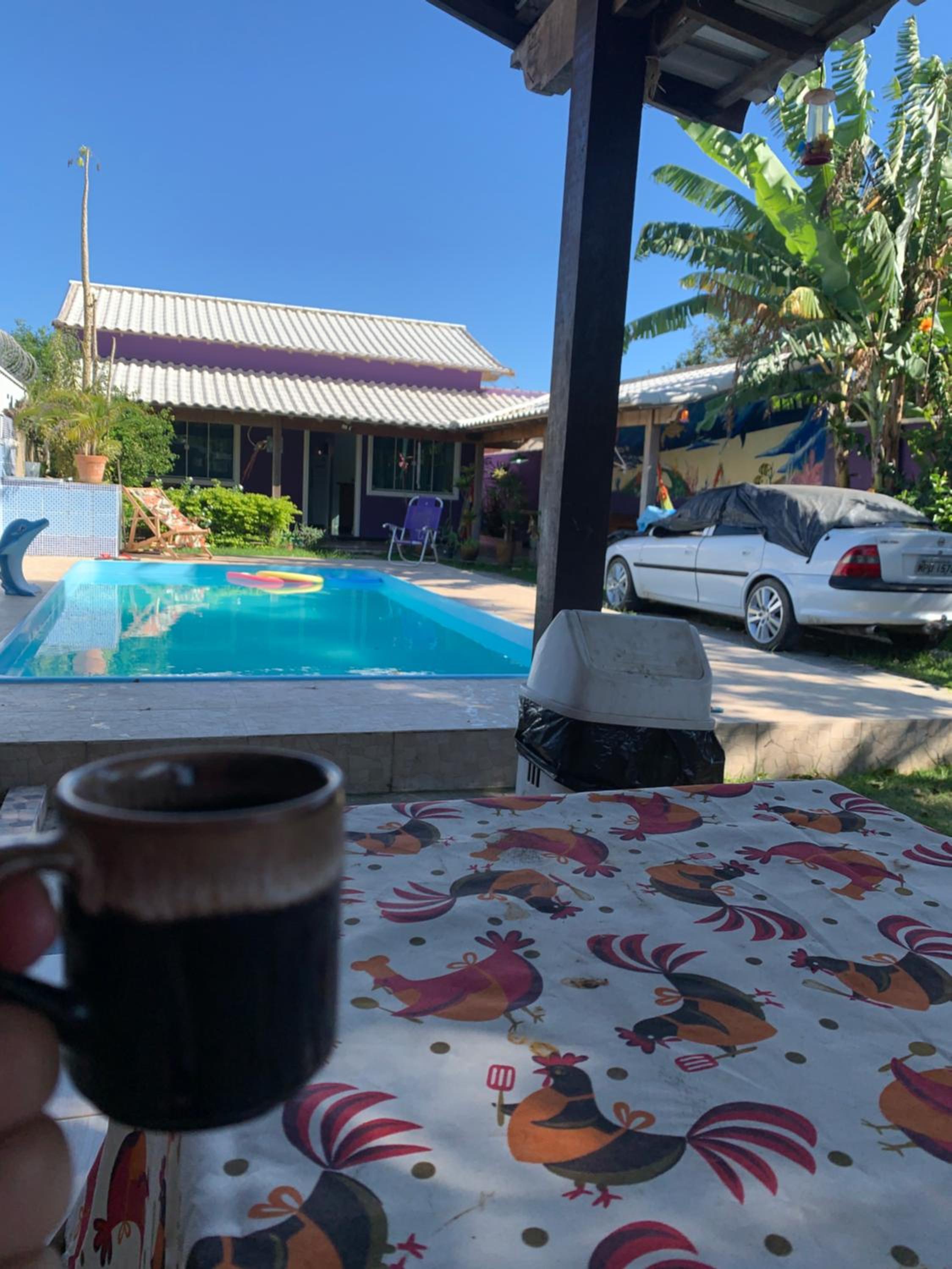 Casa da piscina
