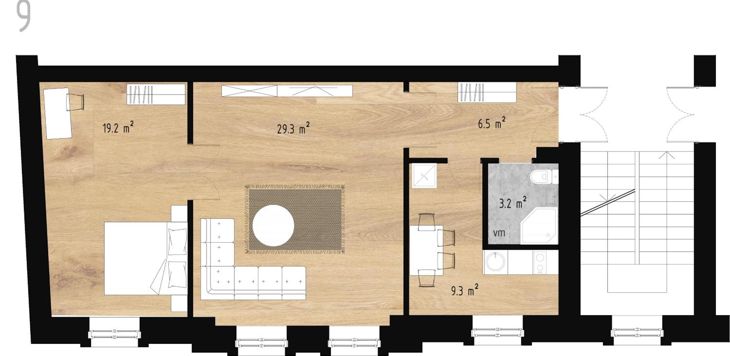 Gourmet Storie's AP 68sqm Renovated Free parking view 2