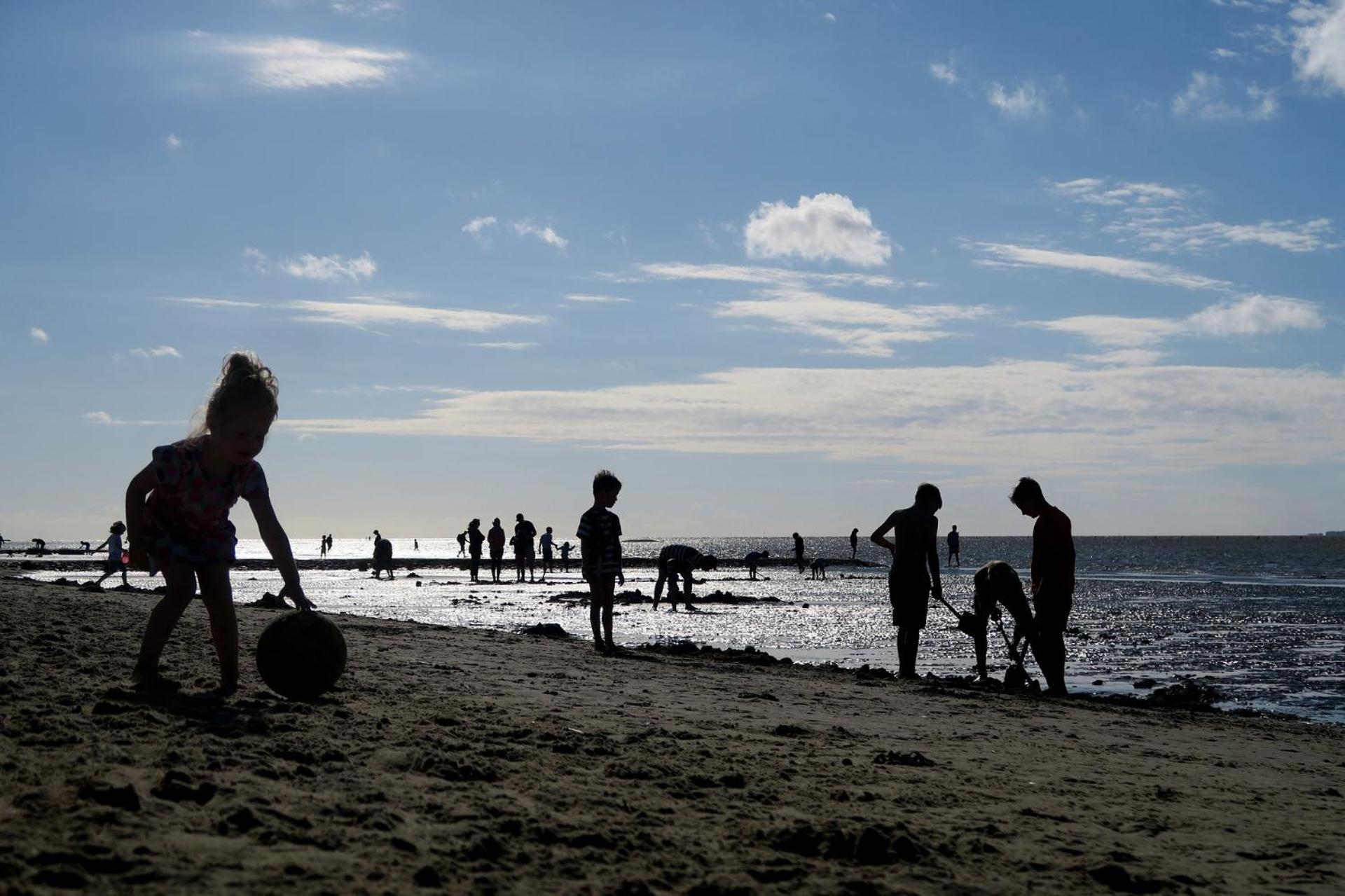 Lüttje Huus Frieda mit Strandkorb am Strand von Mai bis September view 5