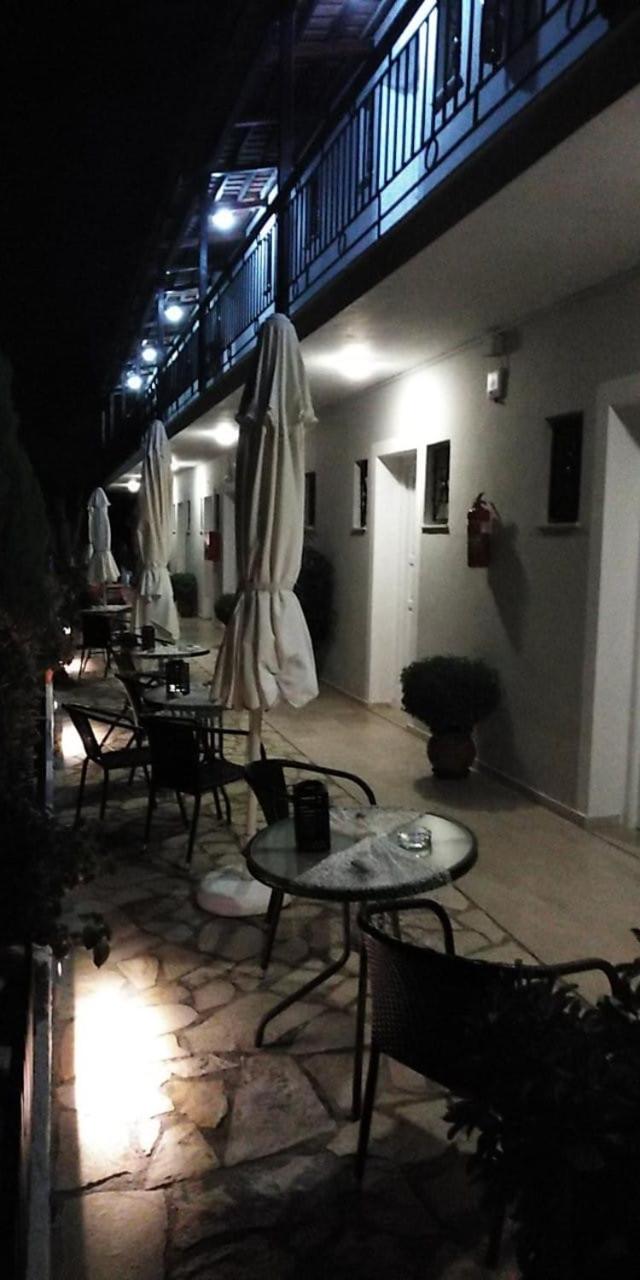 outdoor BBQ area