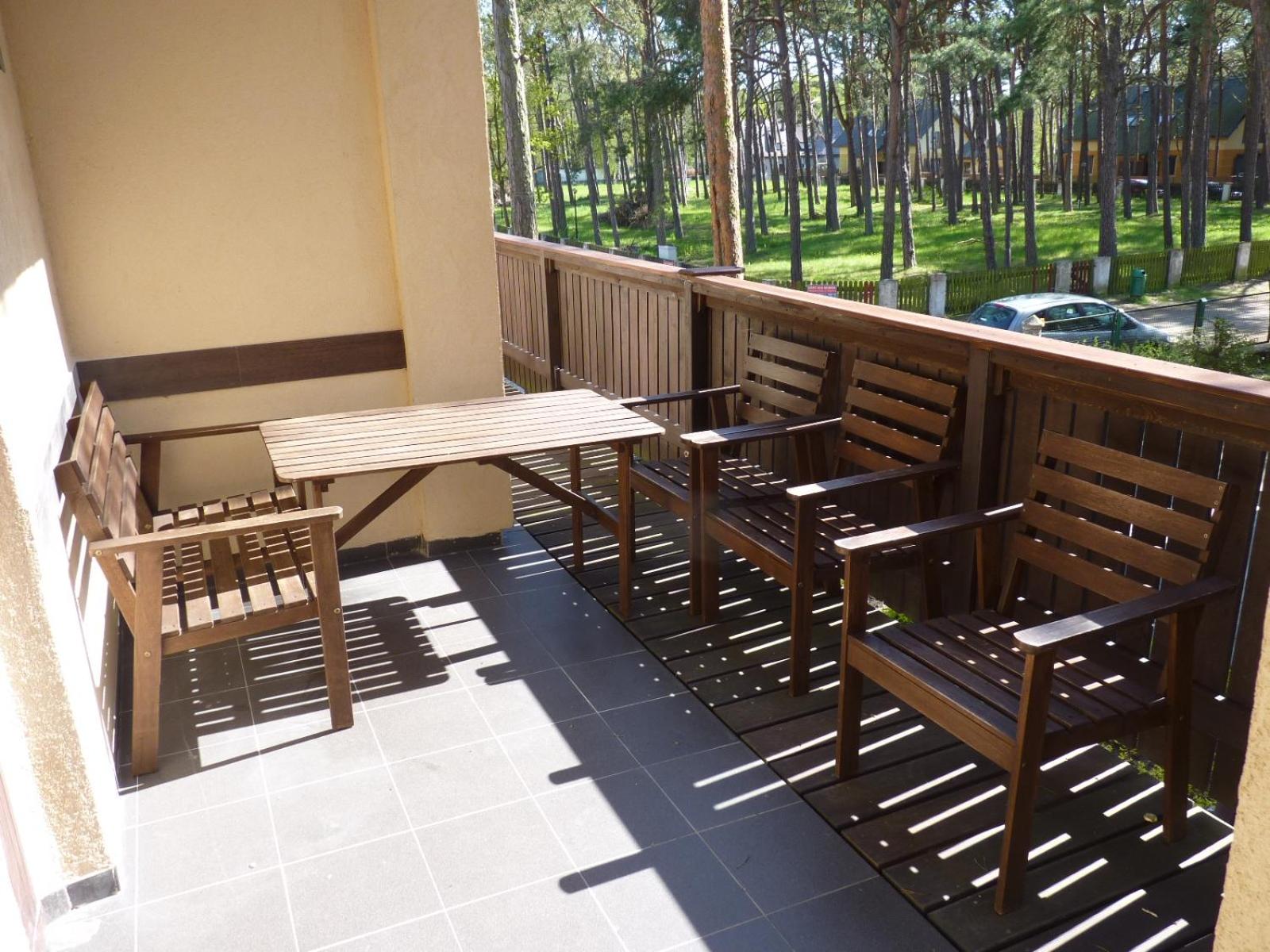 outdoor BBQ area