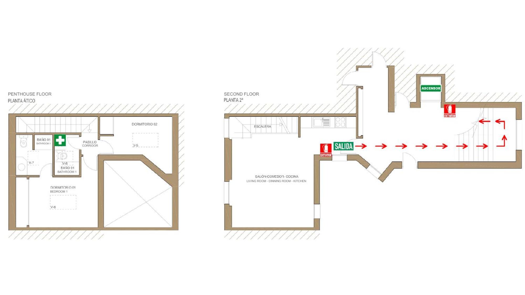 Stylish Duplex with parking - 2BD 2BTH - Almagro view 3