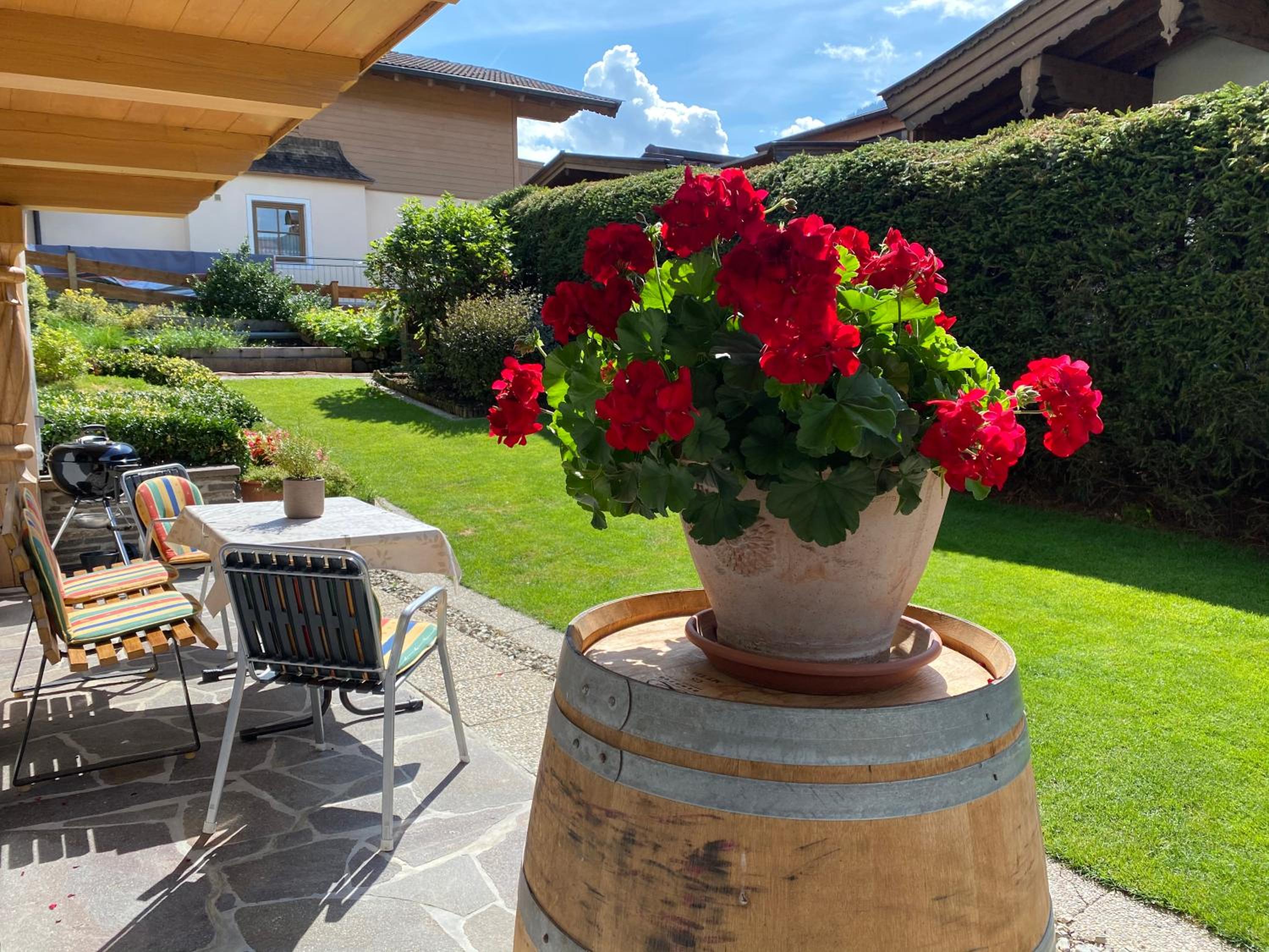 Gartenwohnung an der Familienabfahrt