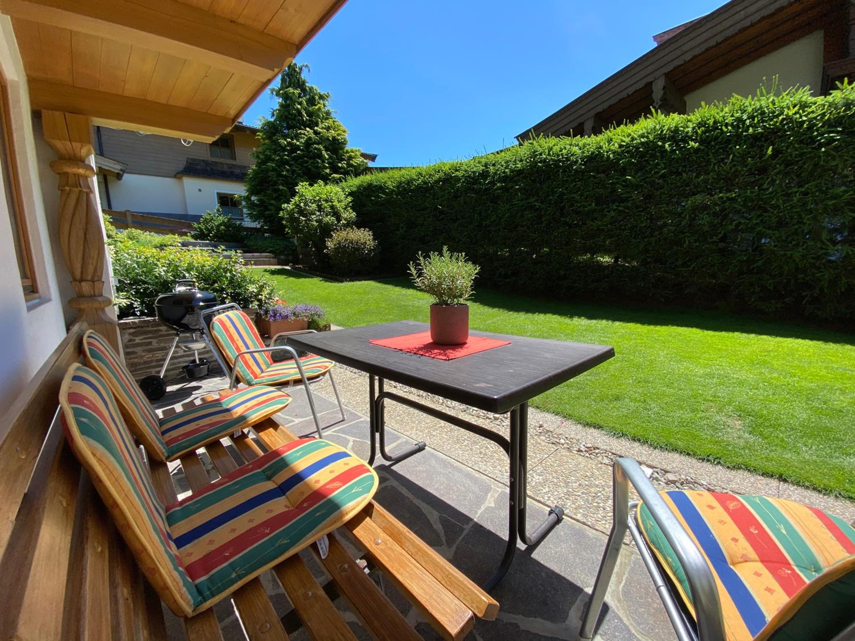 Gartenwohnung an der Familienabfahrt
