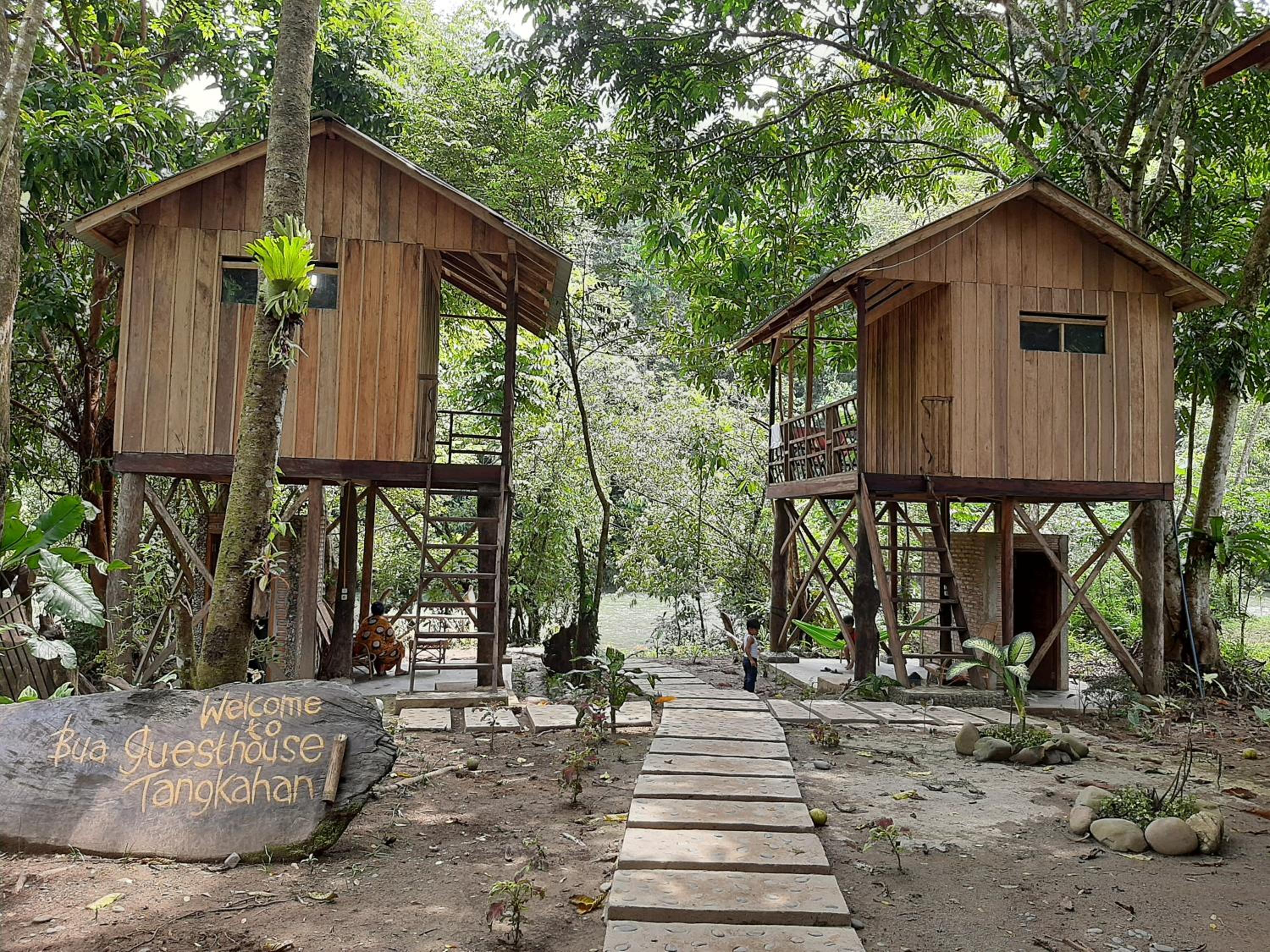 Bua Guesthouse Tangkahan view 2