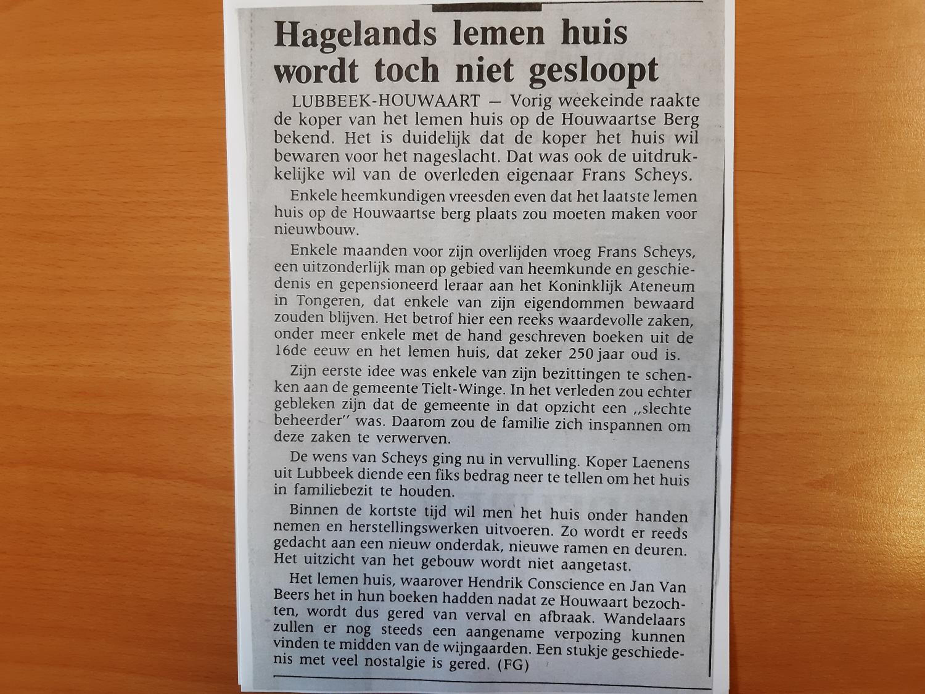 Lemen huis Houwaart