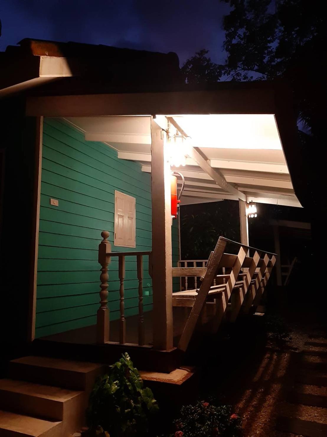 outdoor BBQ area