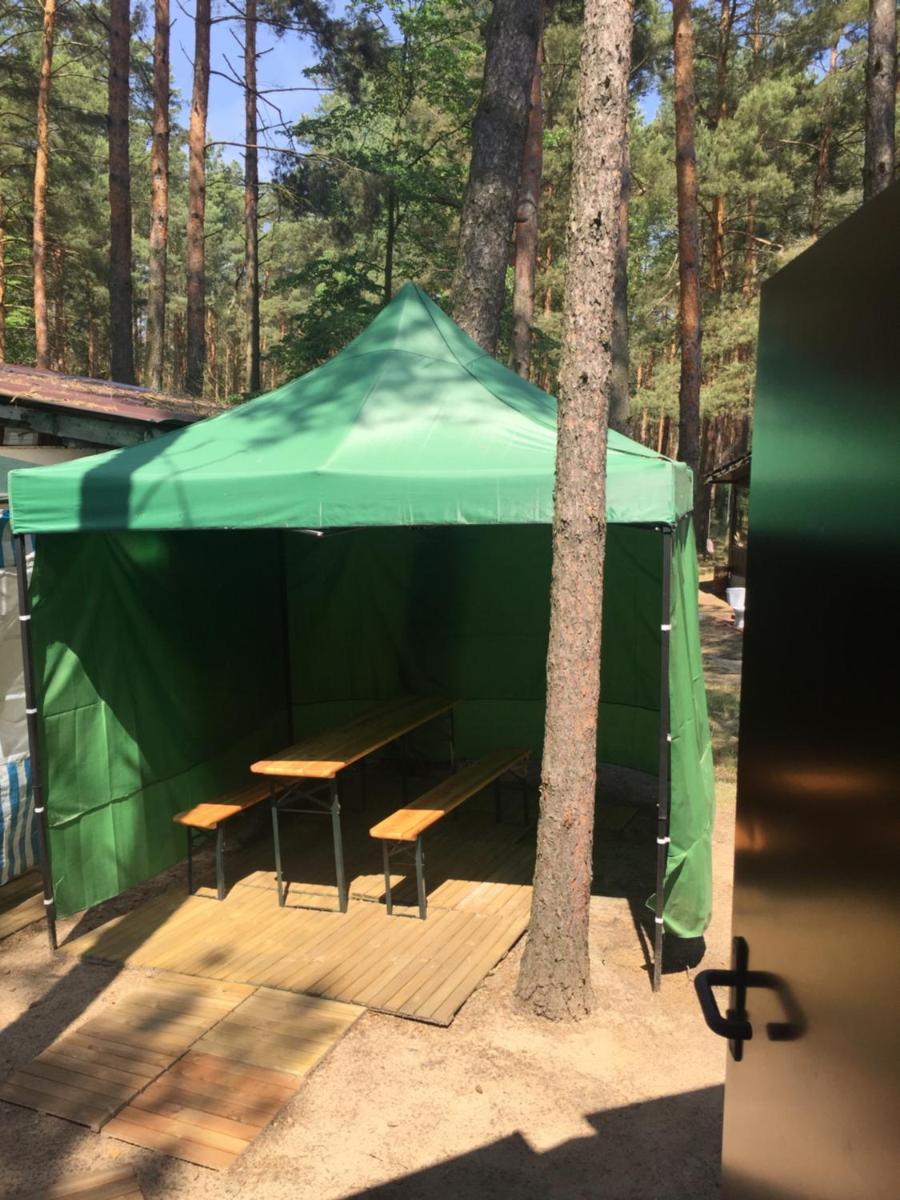 outdoor BBQ area
