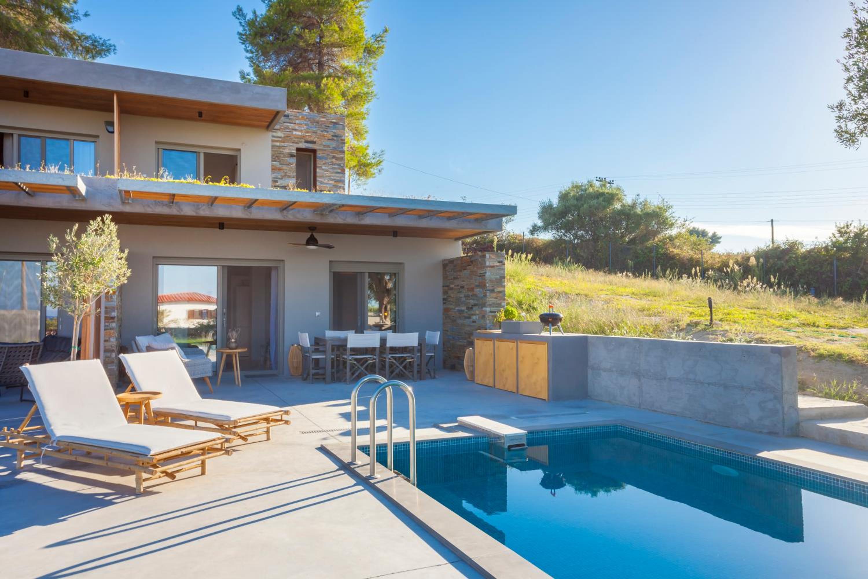 Olive White Villa view 4