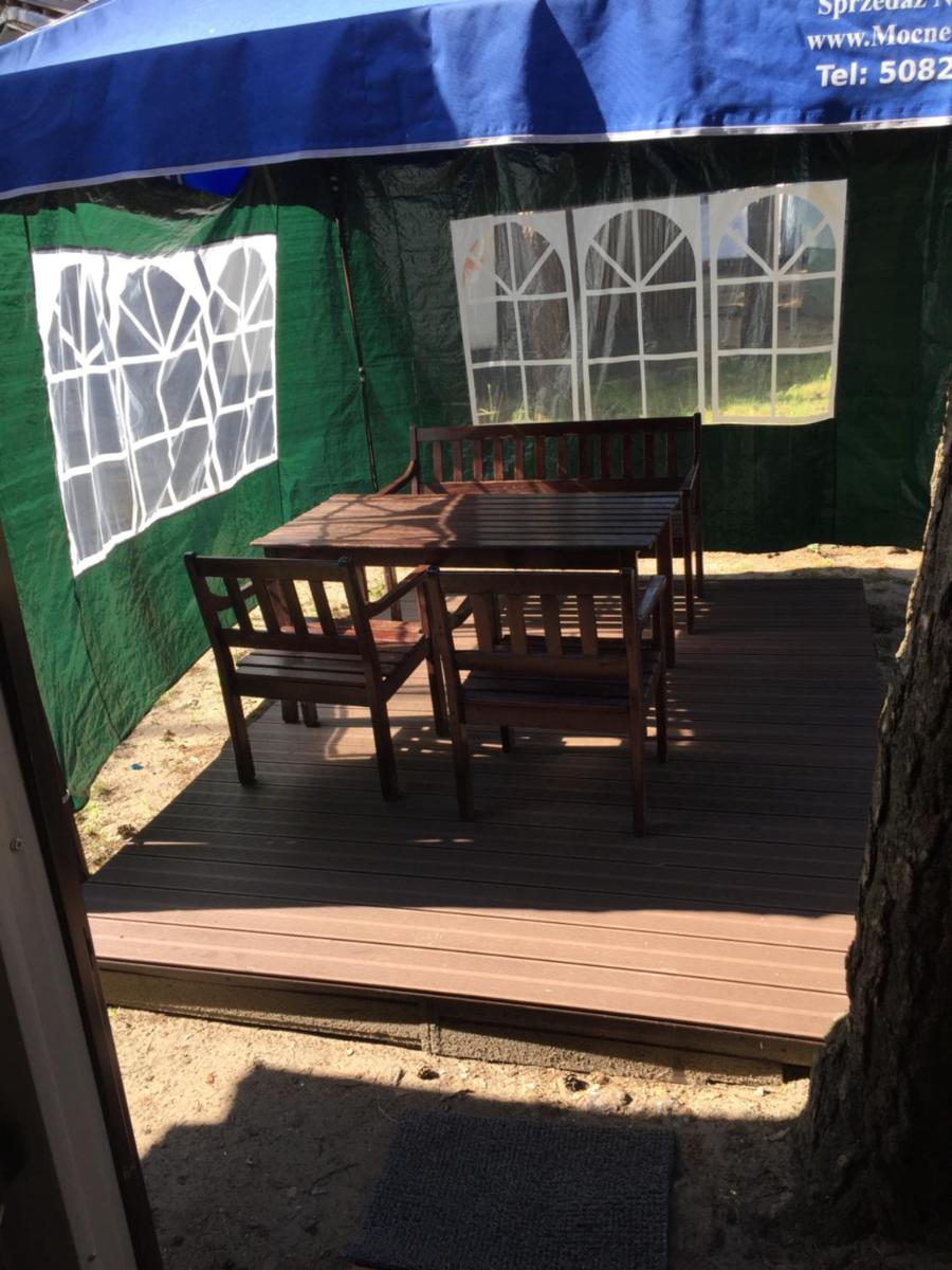 outdoor BBQ area