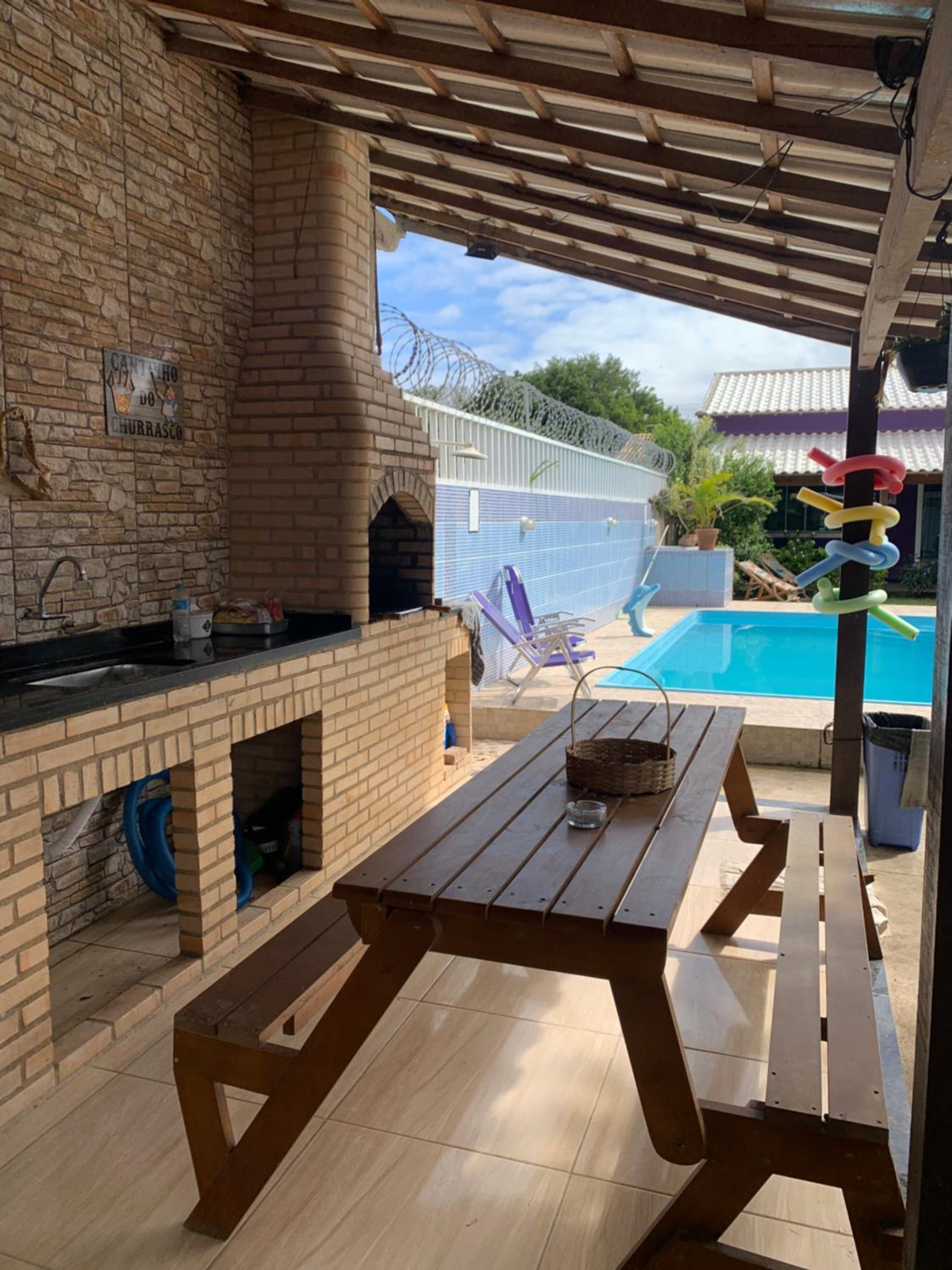 Casa da piscina