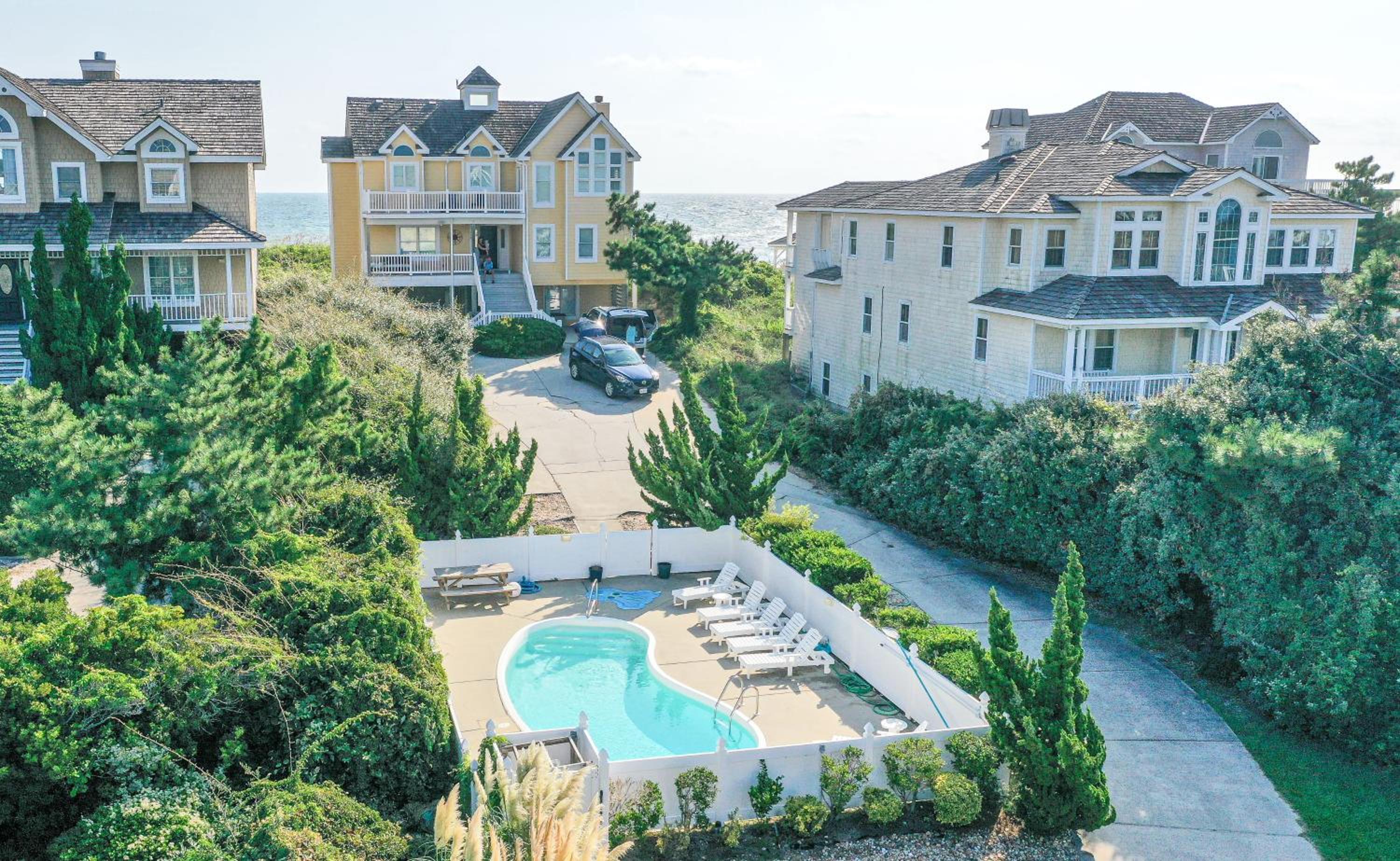 Point of View - Nags Head MP 15, Oceanfront, Ocean View, Elevator, Pool, Hot Tub, Gazebo