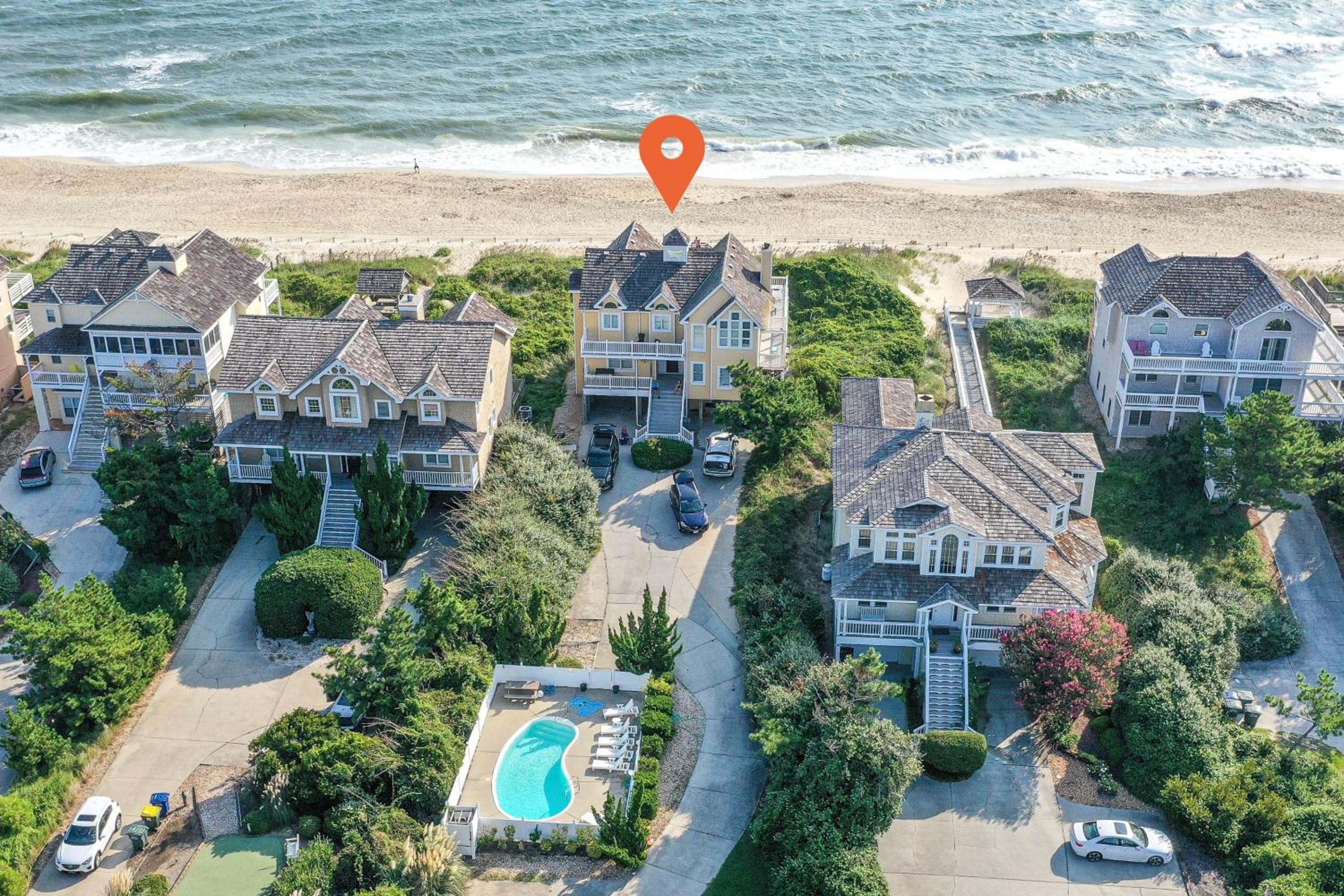 Point of View - Nags Head MP 15, Oceanfront, Ocean View, Elevator, Pool, Hot Tub, Gazebo