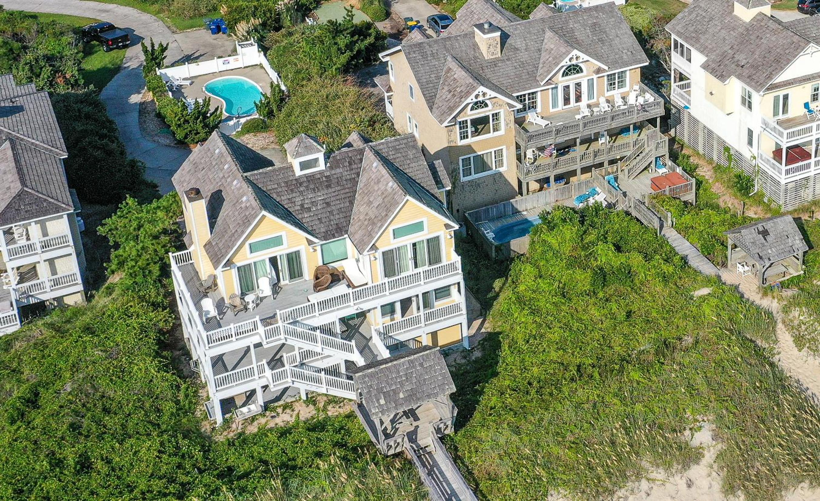 Point of View - Nags Head MP 15, Oceanfront, Ocean View, Elevator, Pool, Hot Tub, Gazebo