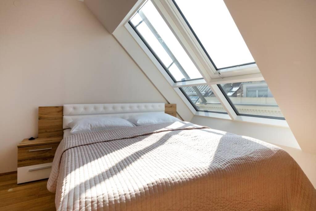 Großes Penthouse #12 mit Terrasse und Aussicht