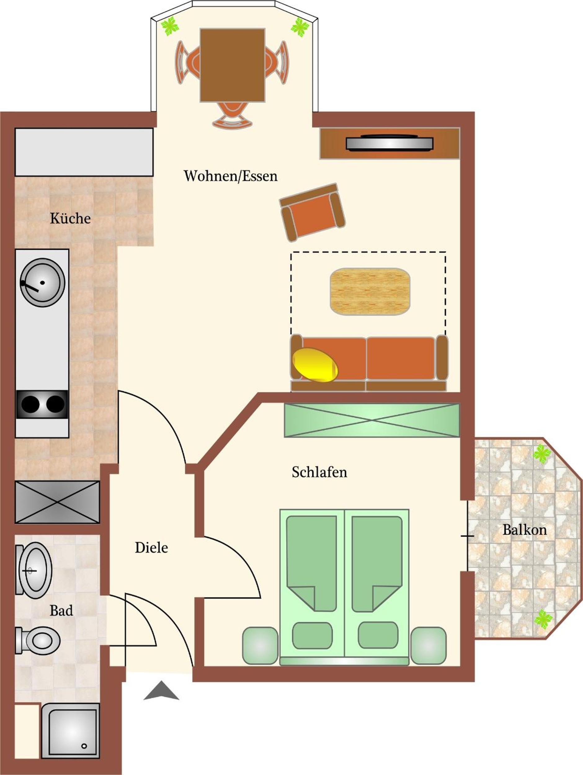 Haus Robbenplatte Whg 4 Seesicht