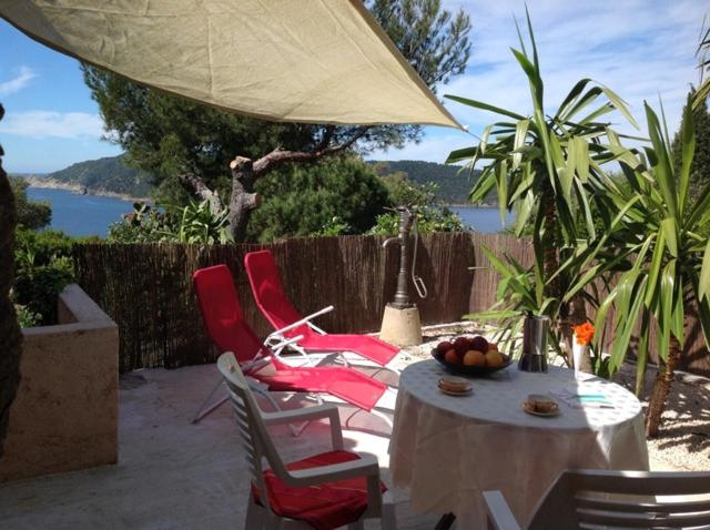 outdoor BBQ area