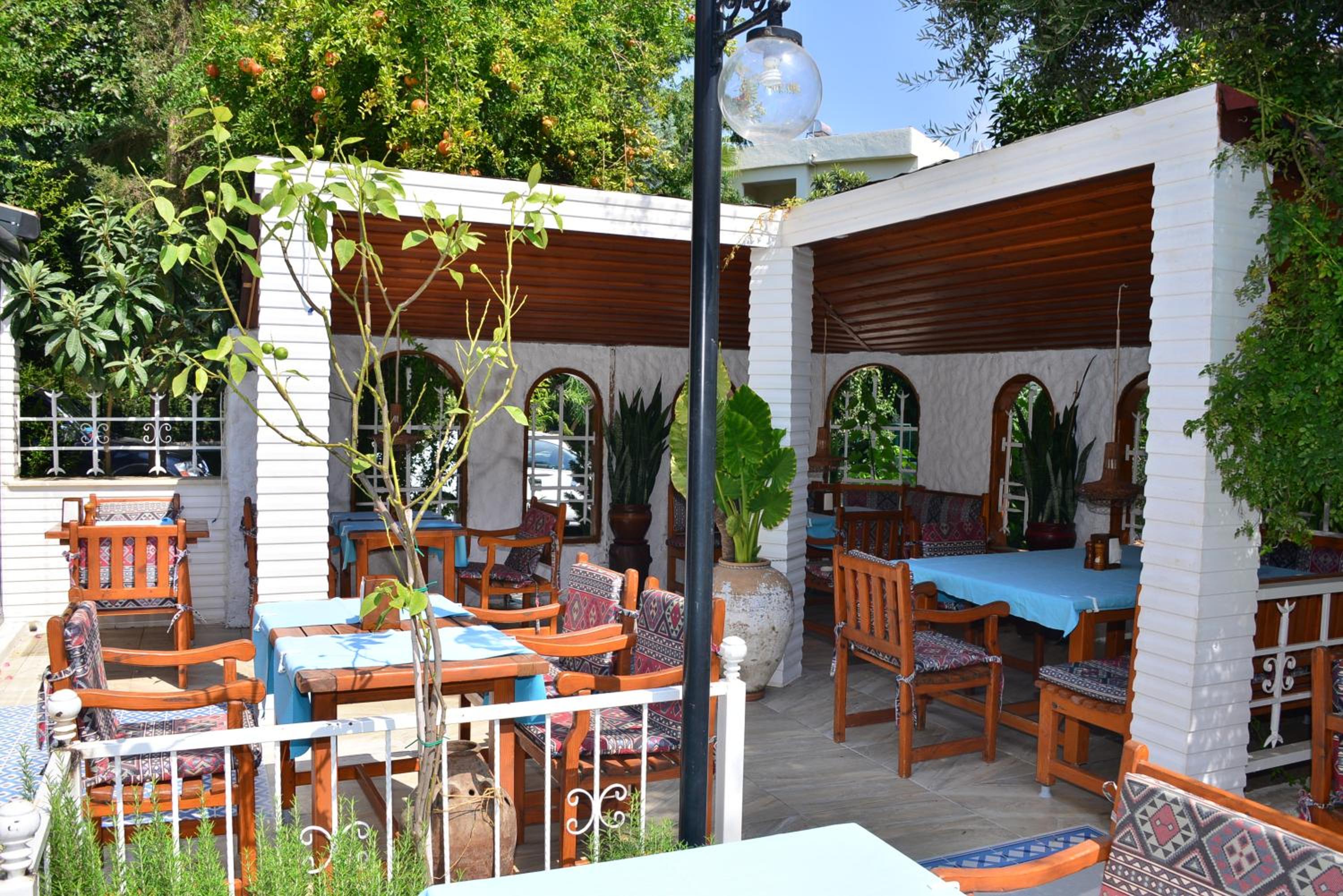 outdoor BBQ area